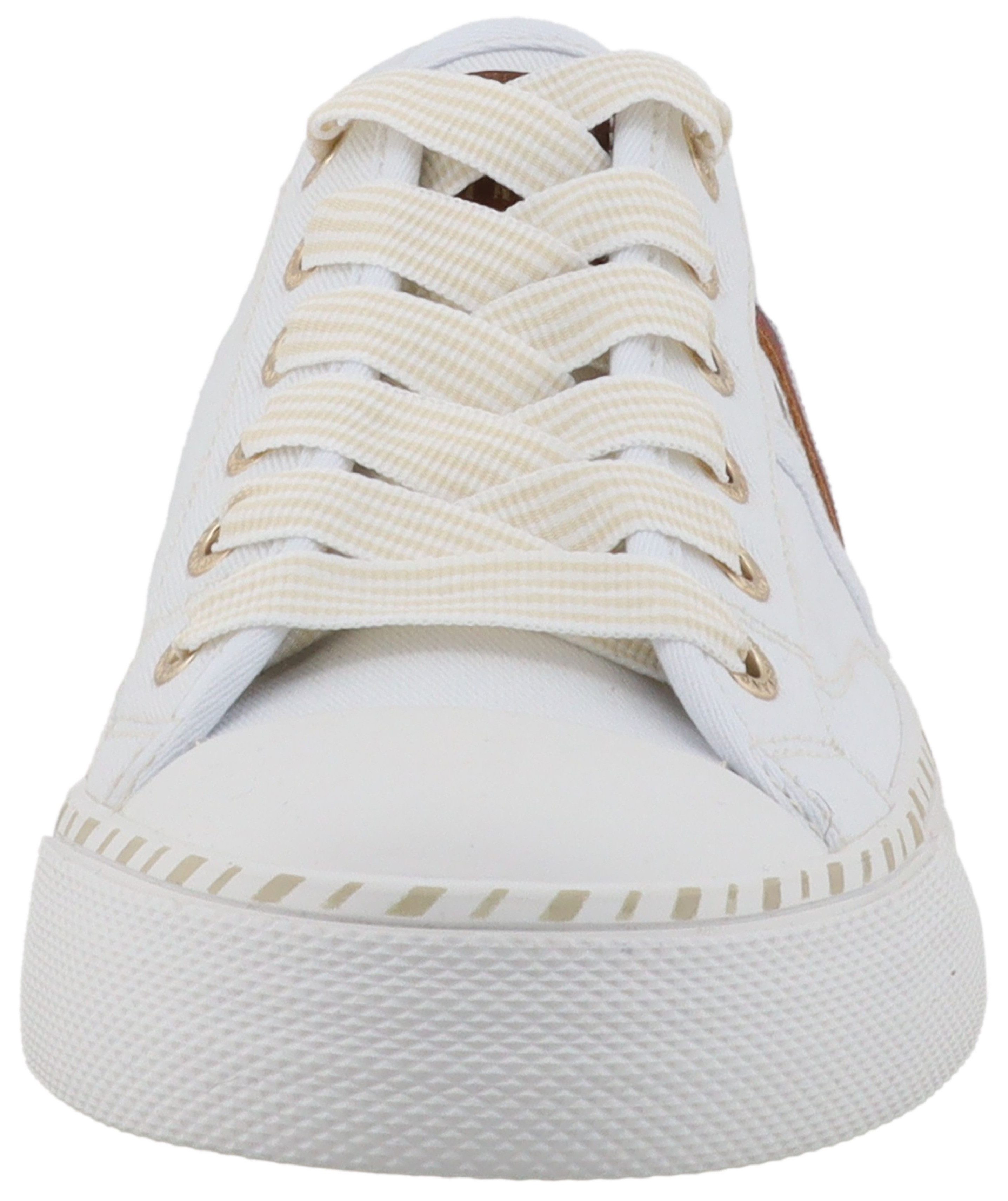 Mustang Shoes Magdalena Slip-On Sneaker Slipper, Halbschuh mit Kontrastbesatz und Logoschriftzügen – Bild 4 von 5