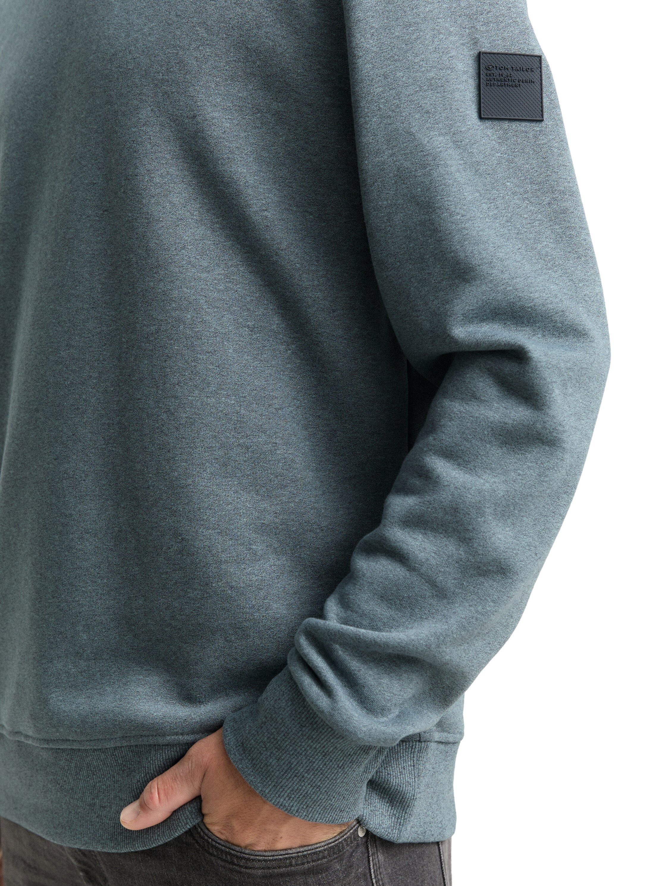TOM TAILOR Sweatshirt mit Logo Stickerei am Arm