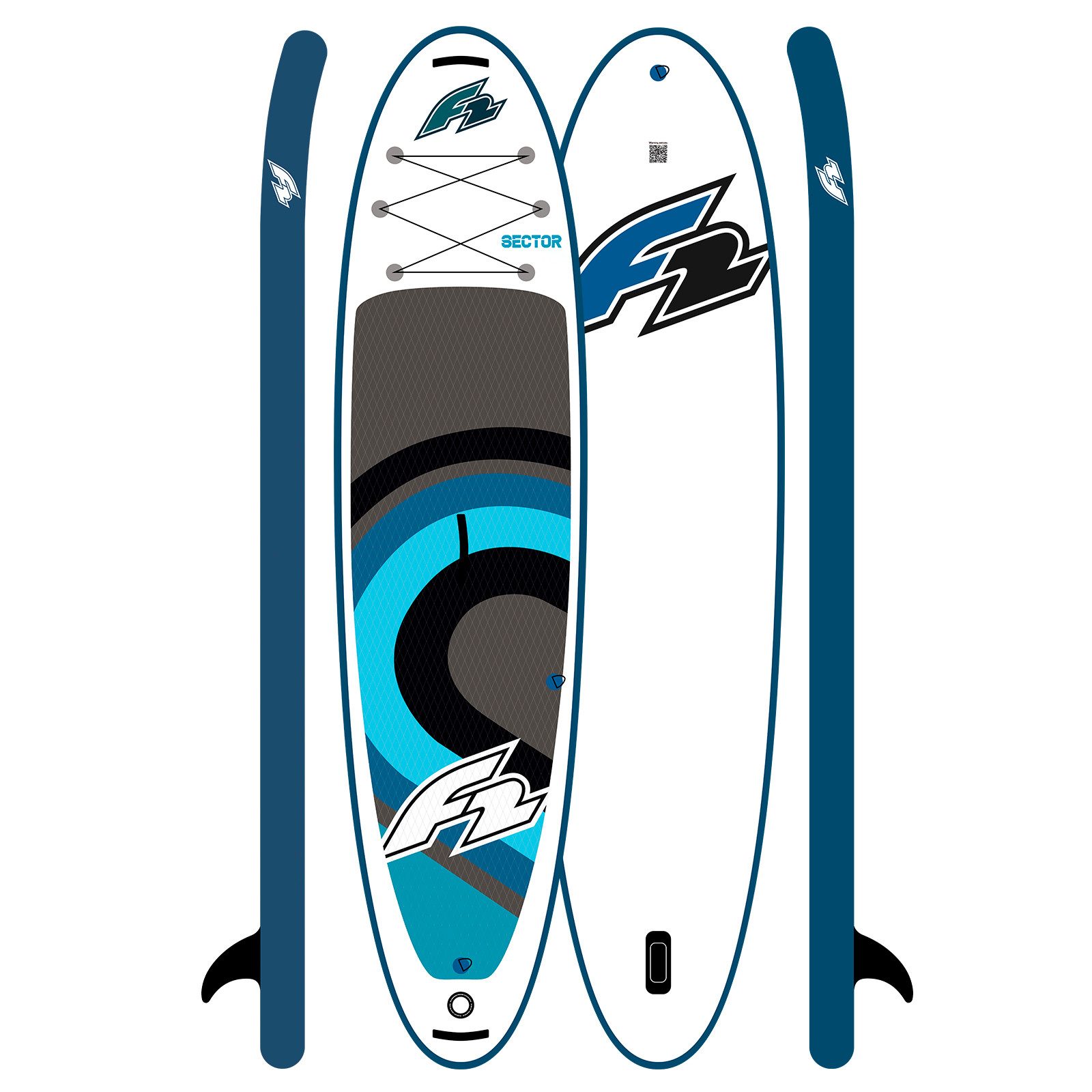 F2 SUP-Board F2 SUP Stand Up Paddle Board Sector SMU Blau 320cm Board Only 10,5, Stand up paddle board