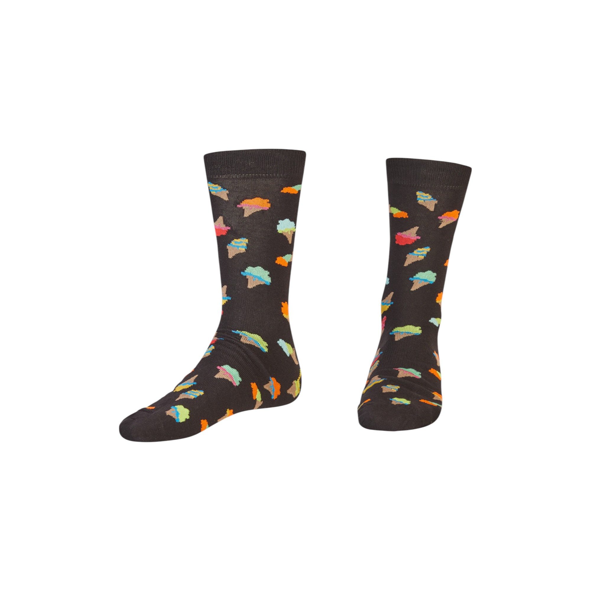 AbgeStrumpft Freizeitsocken AbgeStrumpft Eis Socken (1 Paar, 1-Paar, 1 Paar) lustiges Design