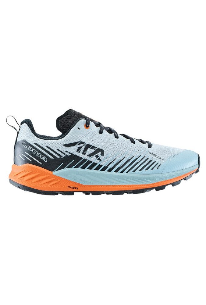 Lowa Amplux 2 (Synthetik, Leichtigkeit) nebelblau/orange Herren Laufschuh