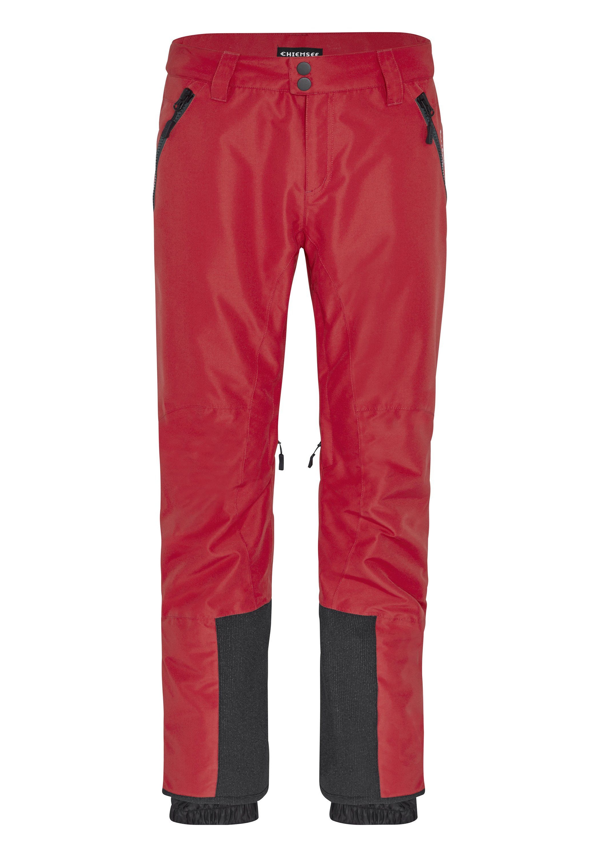 mit Schneefang rot 1 Chiemsee dunkel Skihose Sporthose