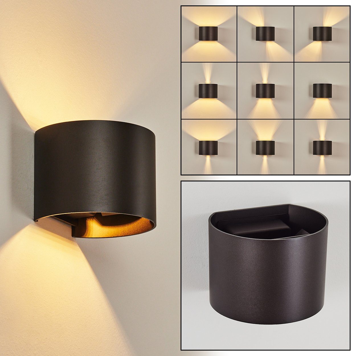 hofstein Wandleuchte »Vaccina« moderne Wandlampe aus günstig online kaufen