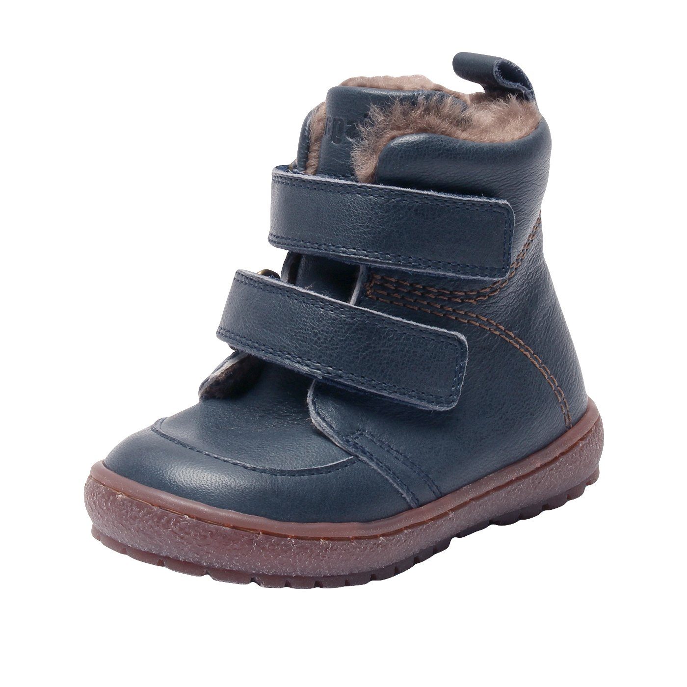 Bisgaard Bisgaard Stiefel Lauflernschuhe Storm Lammfell Grün Stiefelette