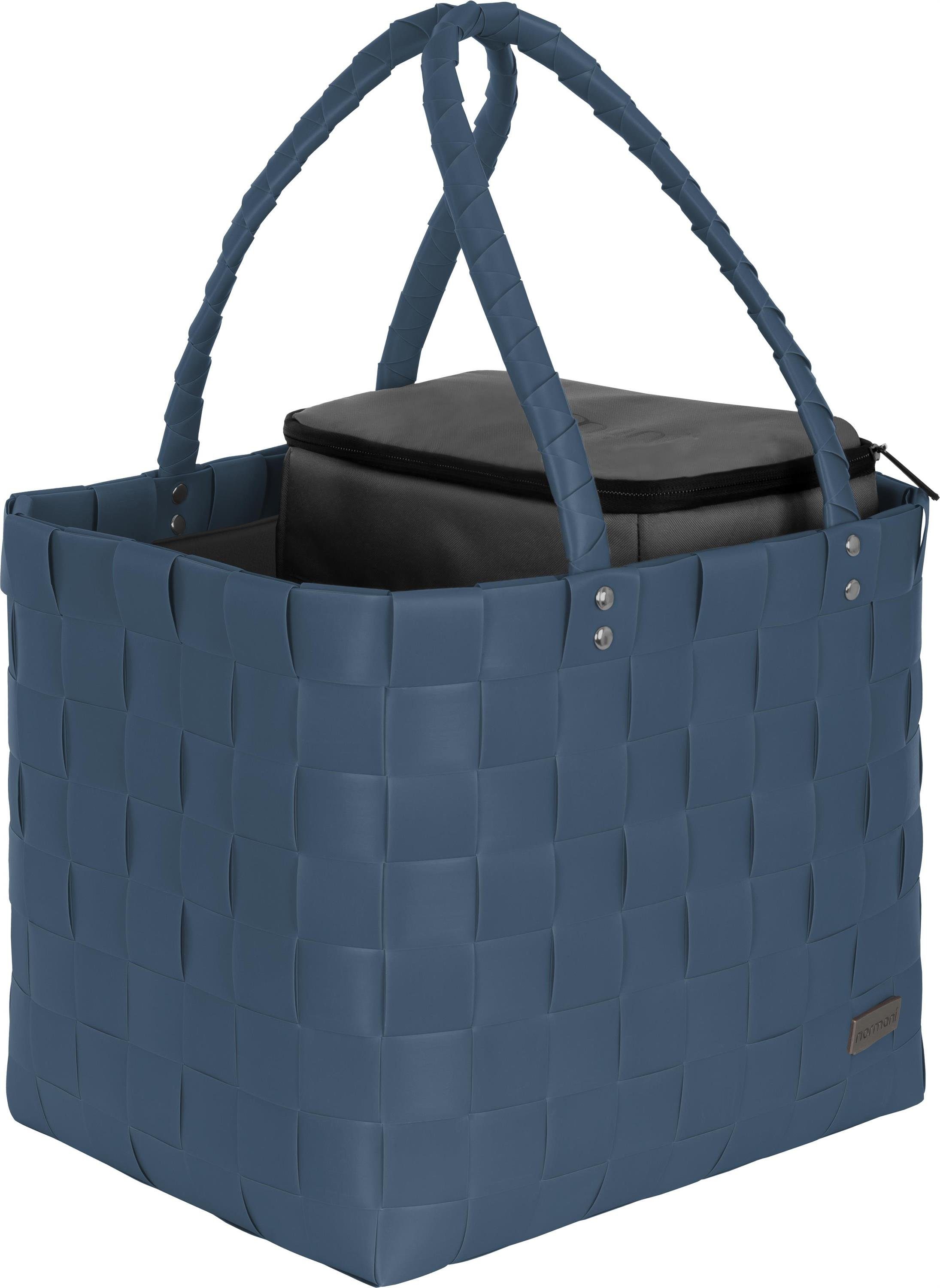 Shadow normani Einkaufskorb 20 Flechtkorb mit Kühlkorb l, Kühltasche, kleiner mit Einkaufskorb kleinem Blue