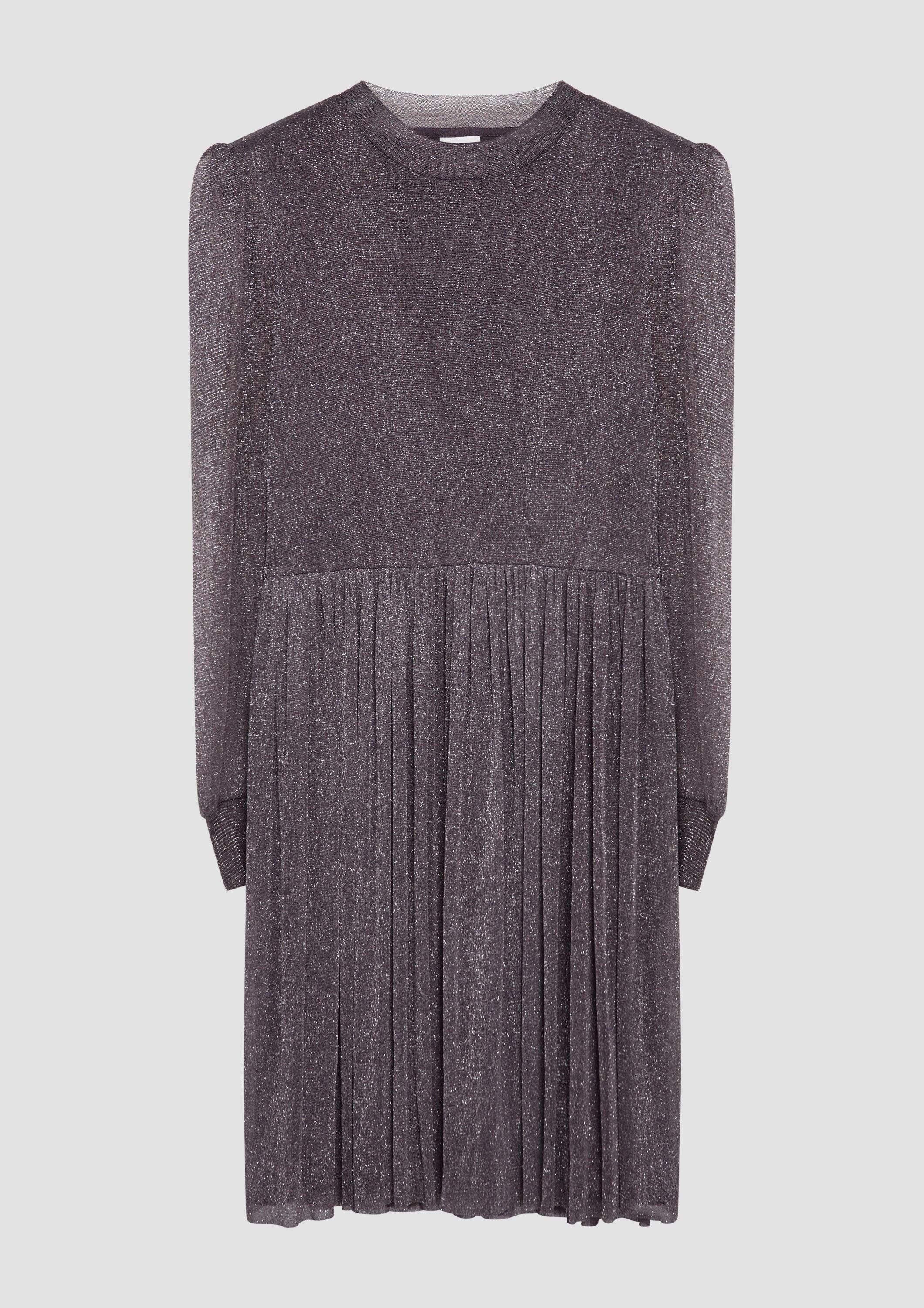 s.Oliver Minikleid Kleid Mesh-Kleid mit Glitzergarn