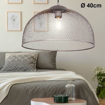 etc-shop LED Pendelleuchte, Leuchtmittel inklusive, Warmweiß, Farbwechsel, Retro Käfig Pendel Decken Lampe FERNBEDIENUNG Hänge Leuchte