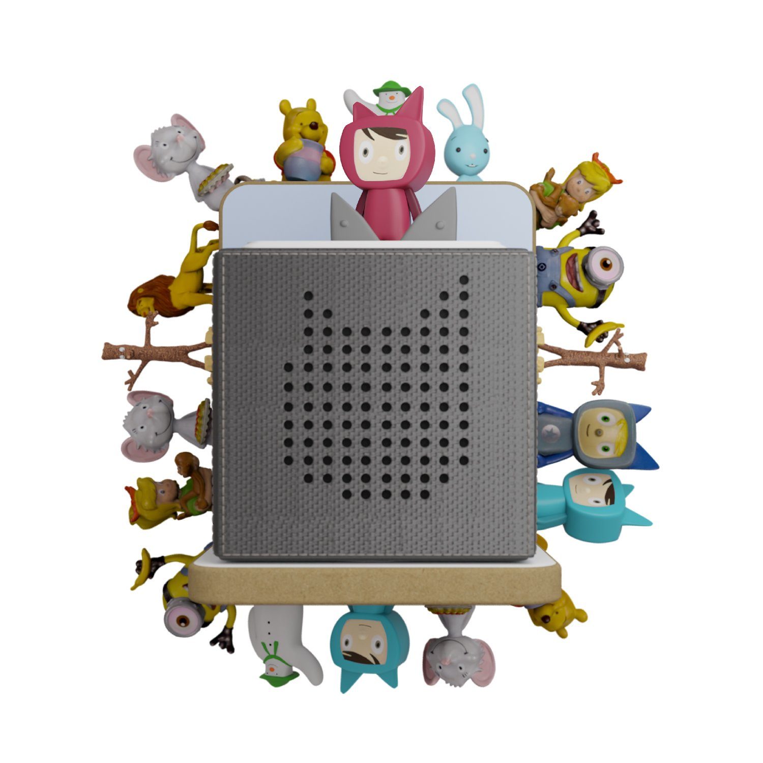 Holzura Kinderregal Holzura Regal für Toniebox Tonieregal für Toniefiguren günstig online kaufen