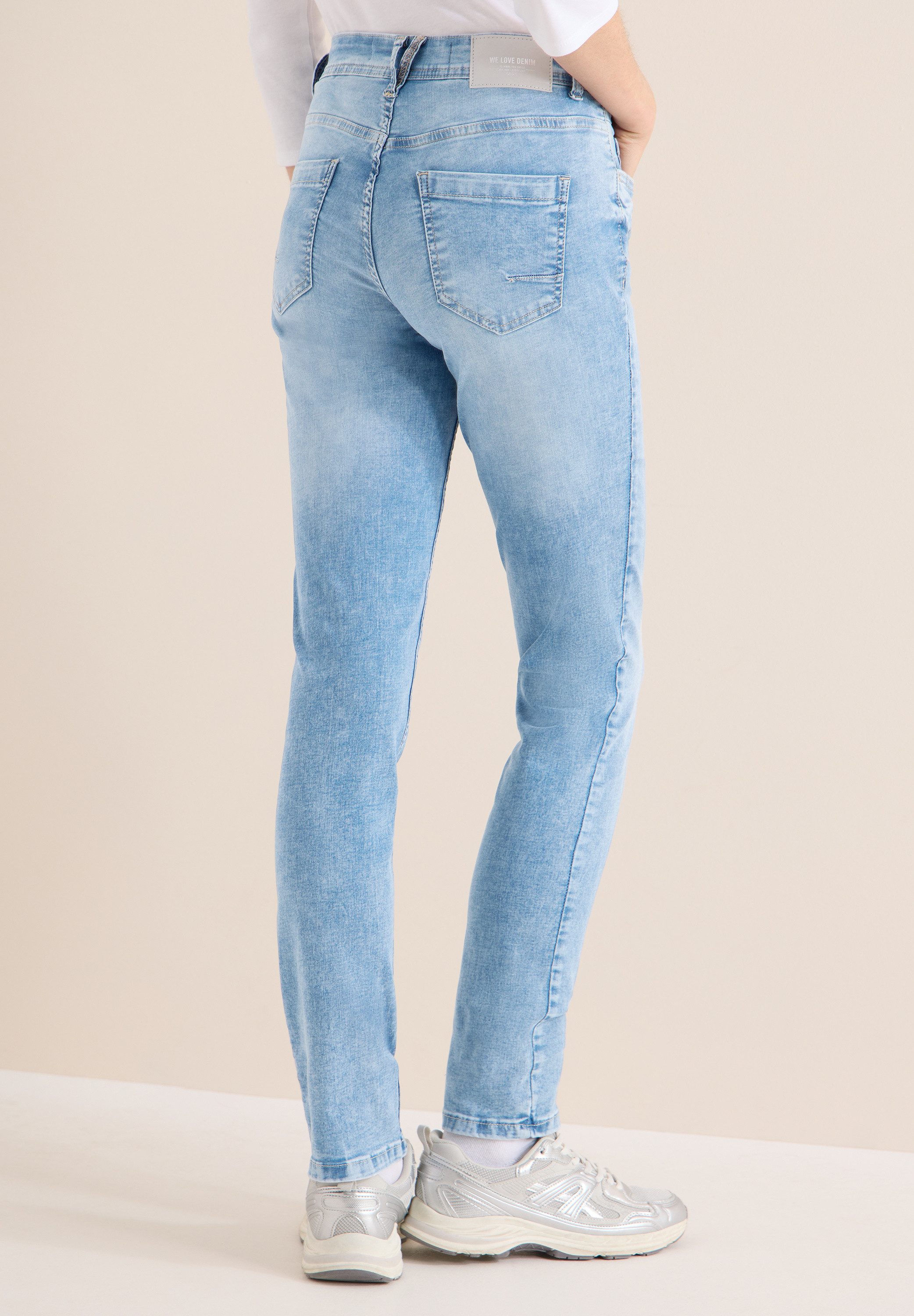 CECIL Slim-fit-Jeans Middle Waist