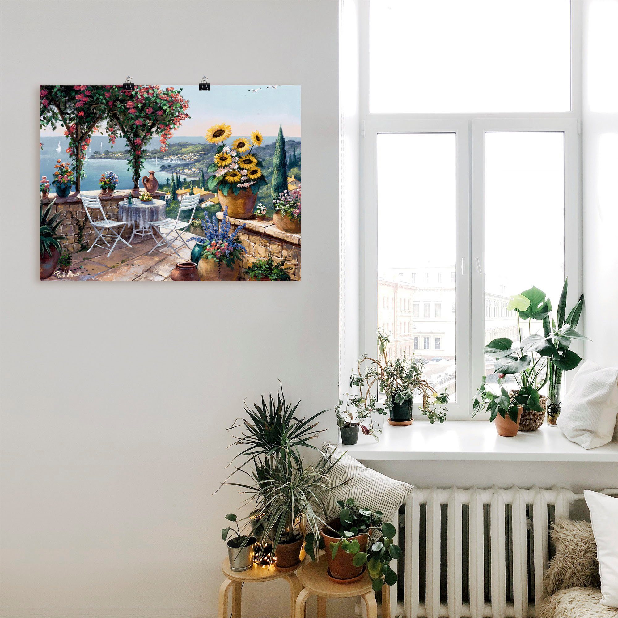 Artland Wandbild "Momente der Meditation", Garten, (1 St.), als Leinwandbil günstig online kaufen