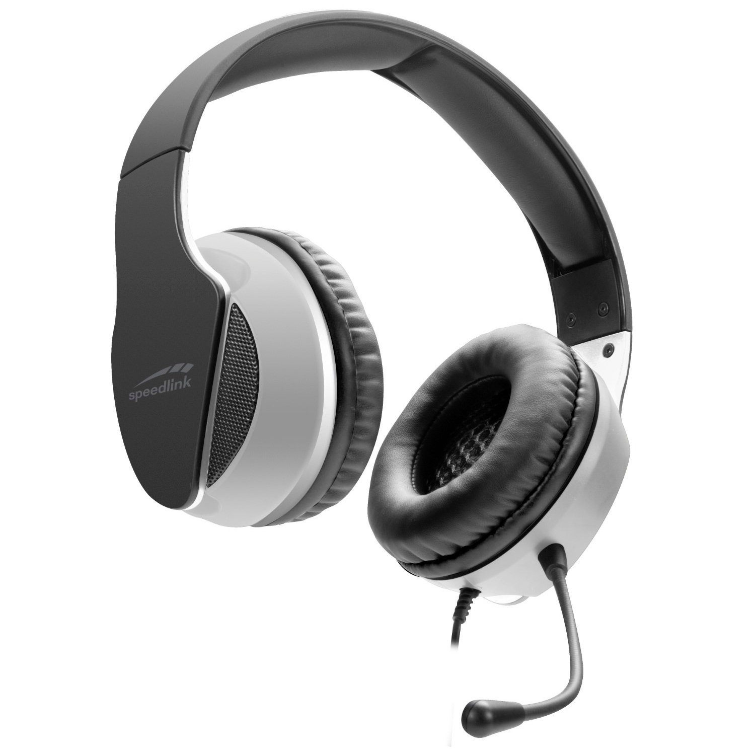 Speedlink HADOW Stereo Gaming Headset Gamer Навушники Gaming-Headset (Einstellbare Höhe, kabelgebunden, verstellbar, Over-Ear, Fernbedienung, für Konsole Tablet PC Notebook)