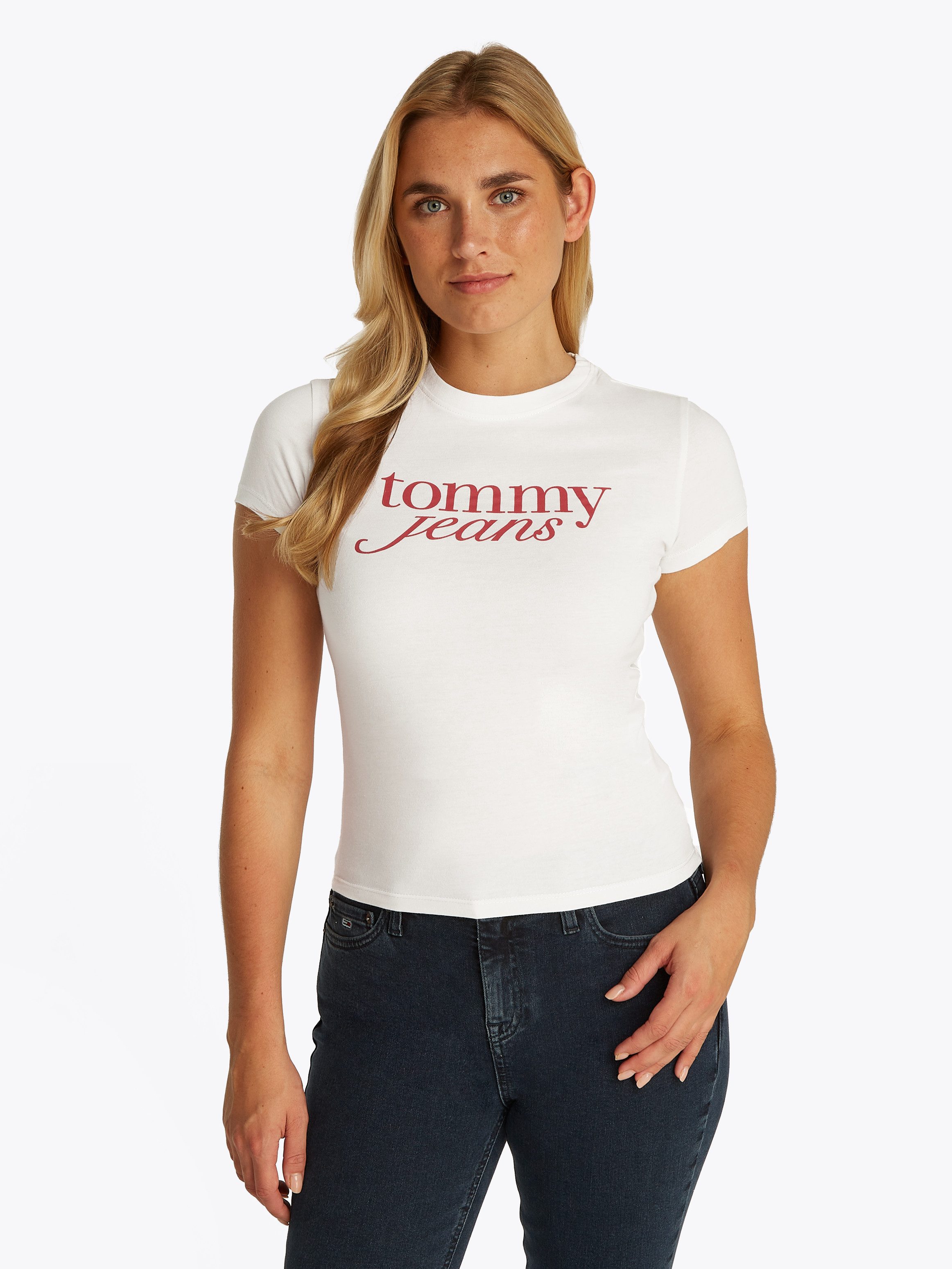Tommy Jeans T-Shirt TJW 2PACK ESSENTIAL LOGO TEE (Packung, 2-tlg) mit Logod günstig online kaufen