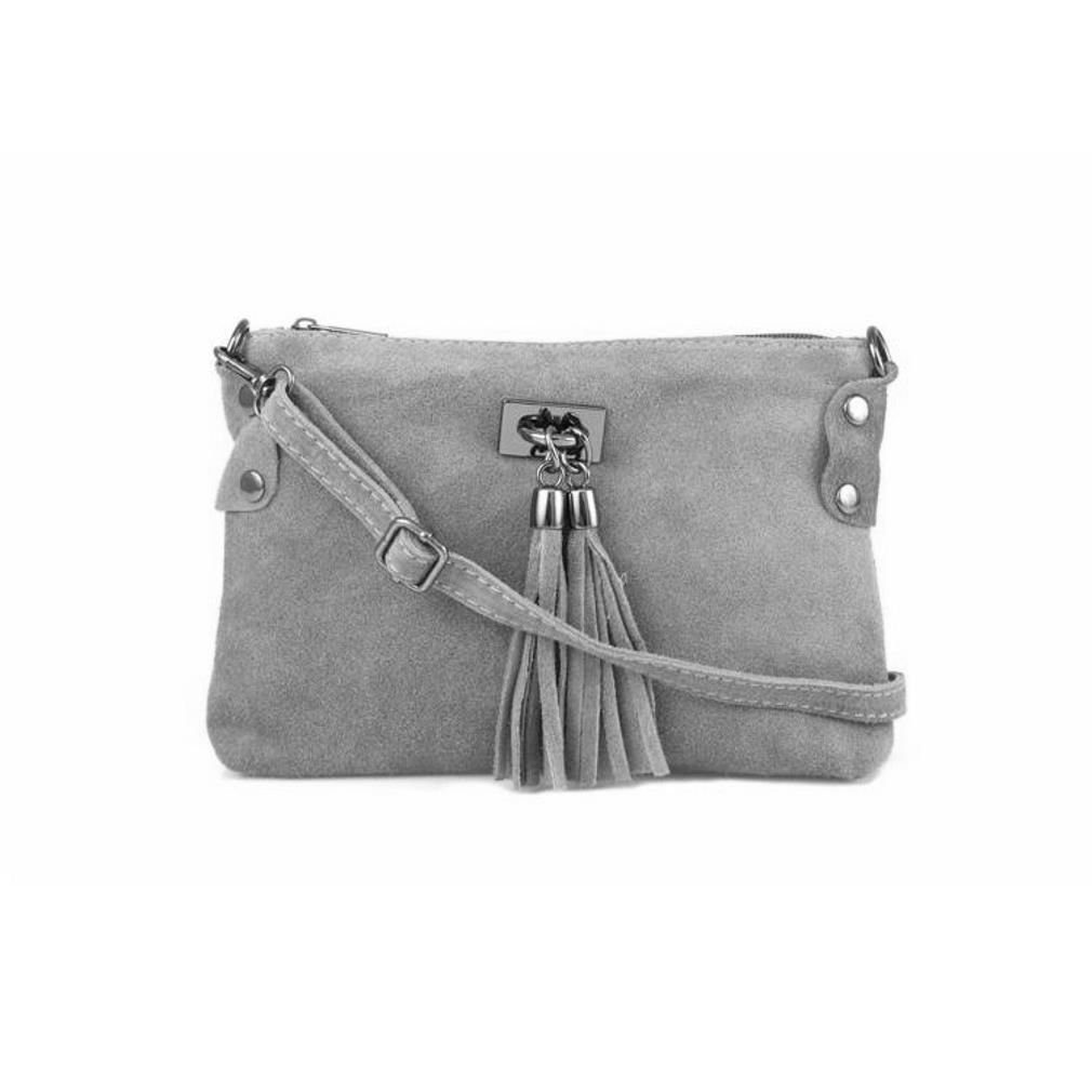 ITALYSHOP24 Schultertasche Made in Italy Damen Leder Tasche CrossOver, als günstig online kaufen