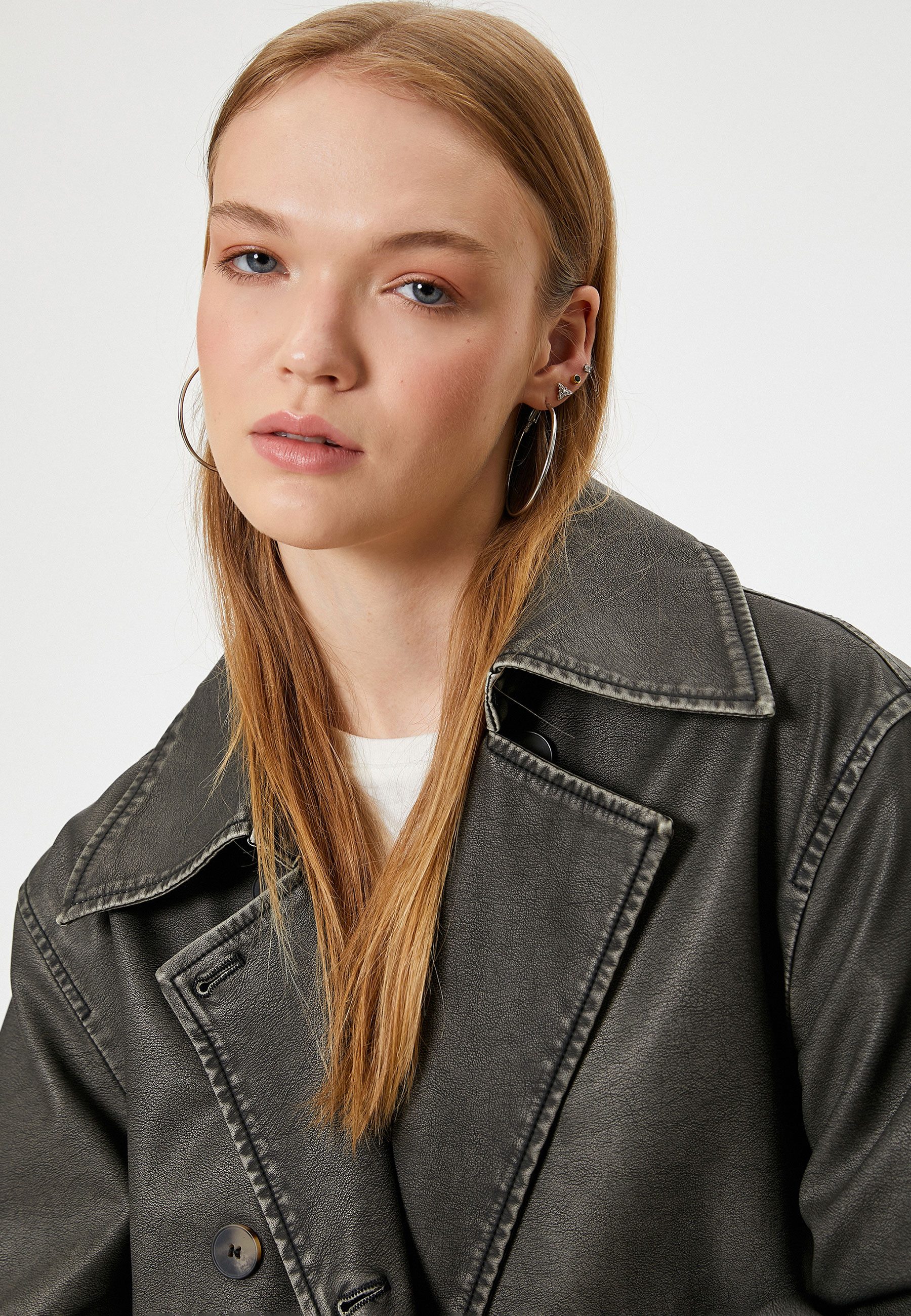 Koton Trenchcoat Regular Gewaschen