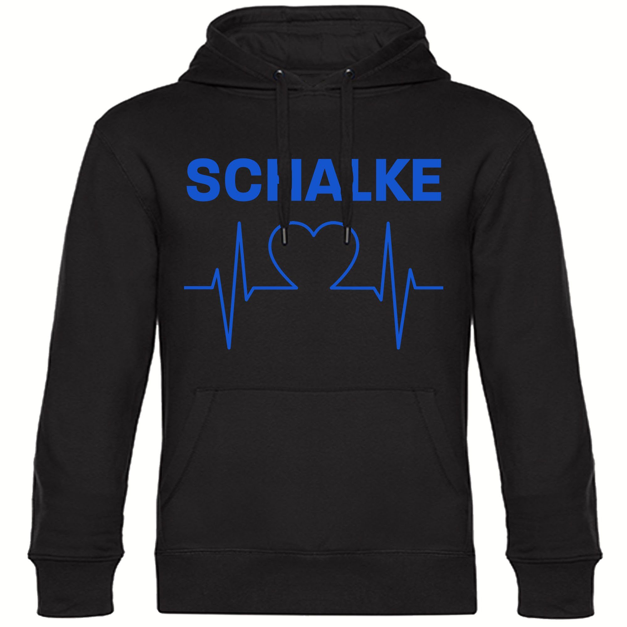 multifanshop Kapuzensweatshirt Schalke - Herzschlag - günstig online kaufen