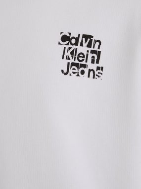 Calvin Klein Jeans Sweatshirt PLACED INST. GRID CREWNECK für Kinder bis 16 Jahre