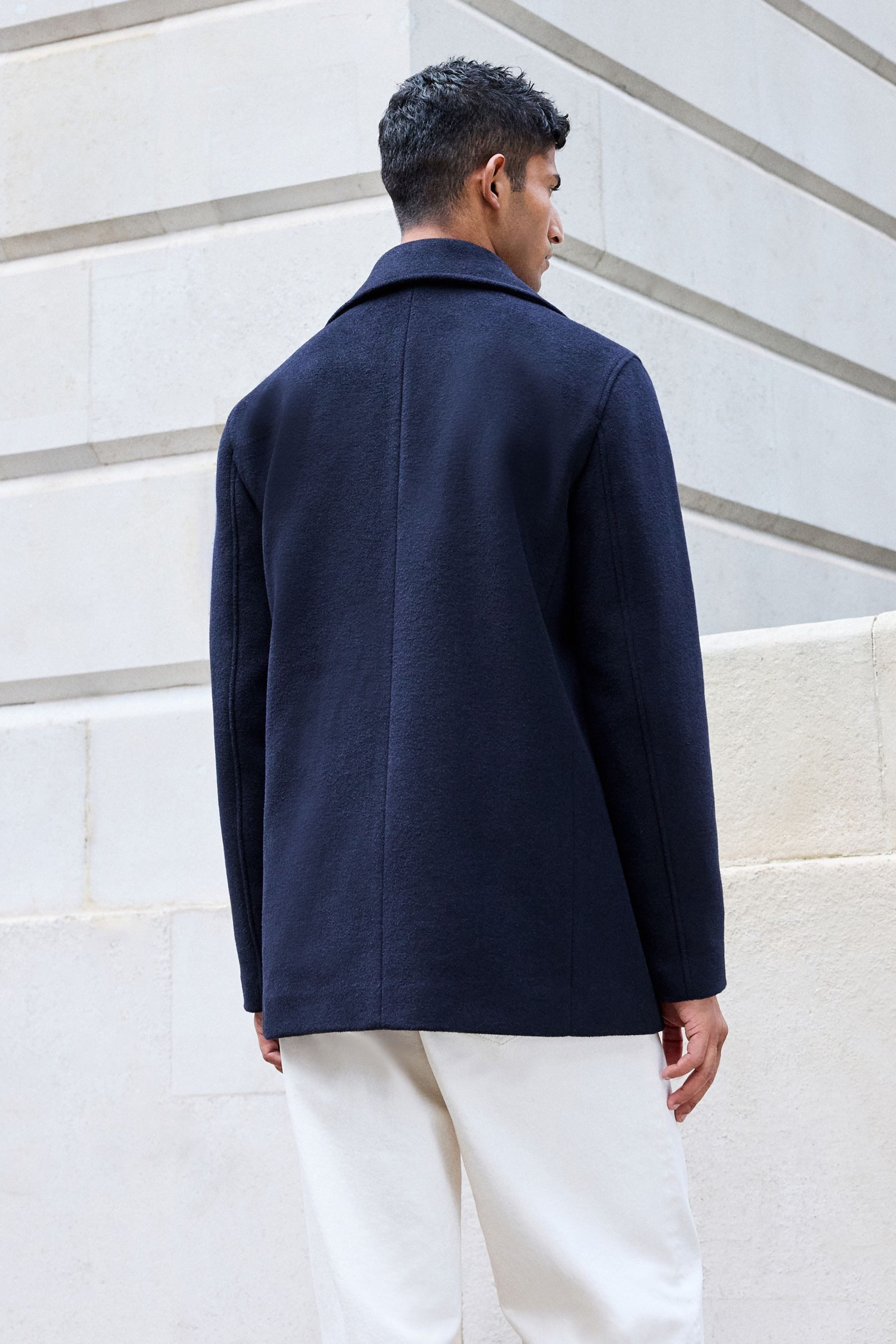 Next Caban Weiche Cabanjacke mit Wolle (1-tlg) günstig online kaufen