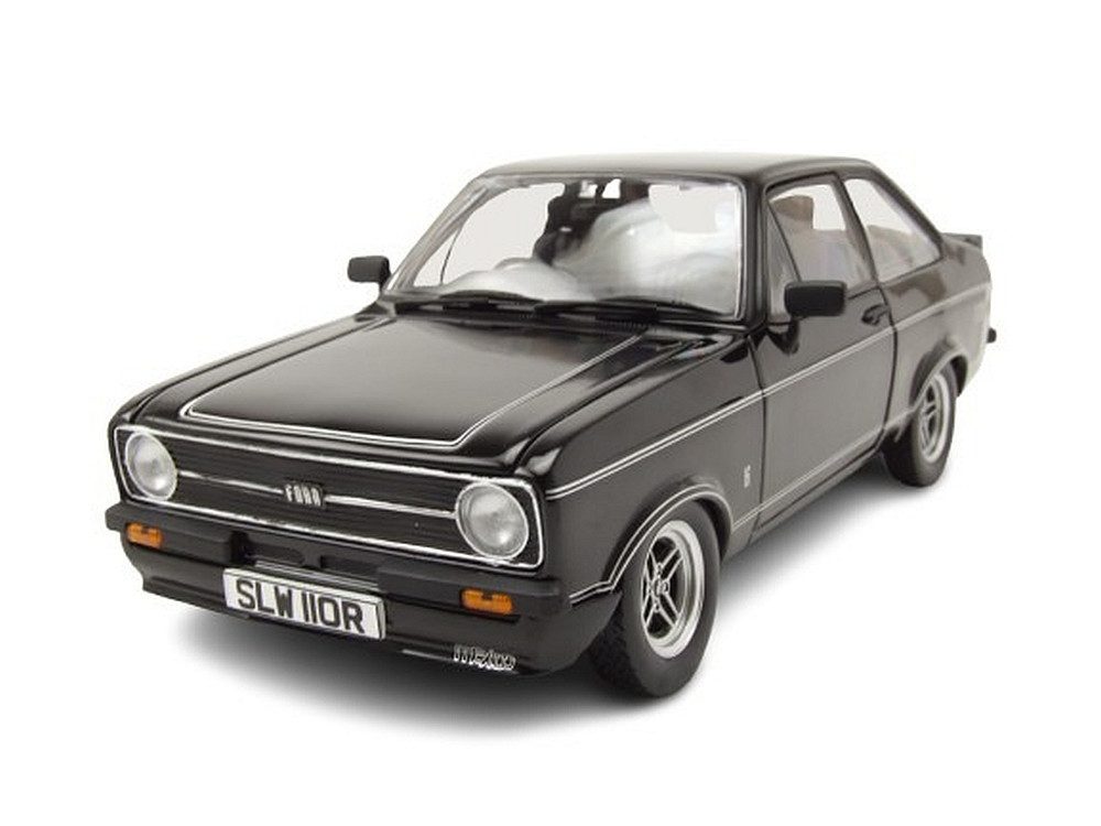 Sun Star Modellauto Ford Escort MK2 RS Mexiko RHD 1976 schwarz, Maßstab 1:18