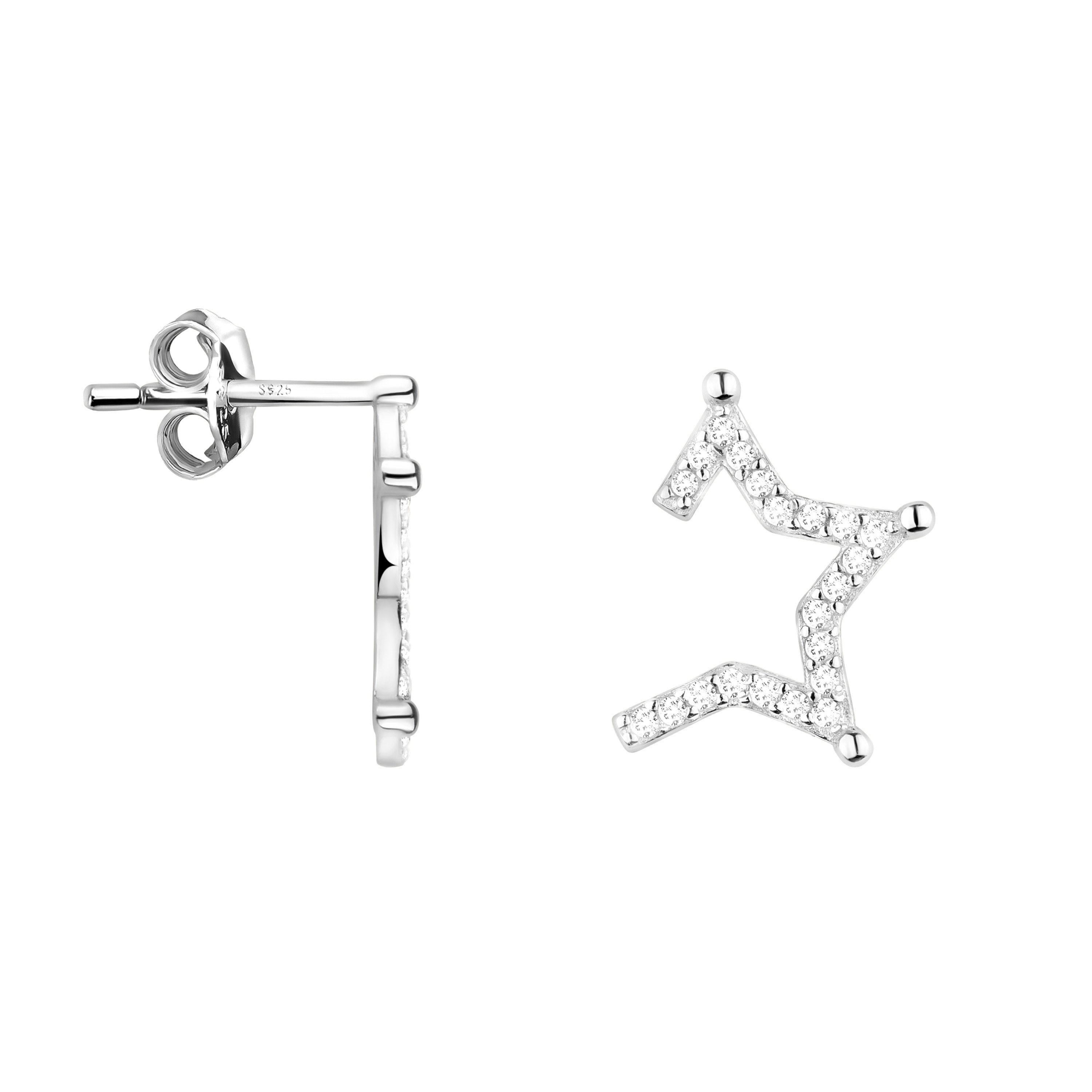 SOFIA MILANI Damen Ohrringe 925 Silber – Hasen Ohrstecker, Vergoldet, Nickelfrei, In Geschenkbox