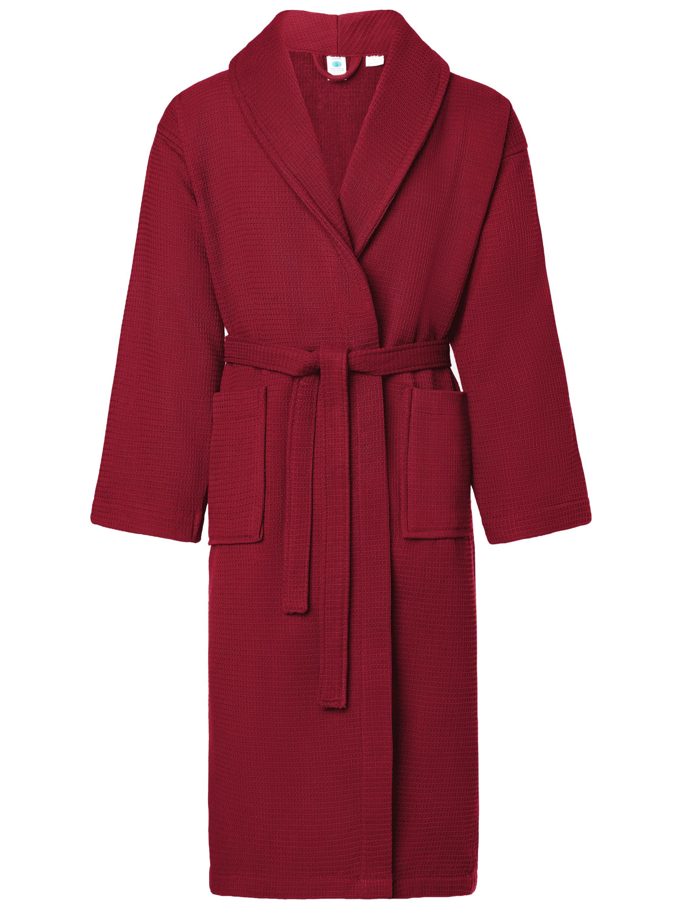 Ladeheid Bademantel Herren Bademantel - Waffelpiqué Frottee - 100% Baumwoll günstig online kaufen