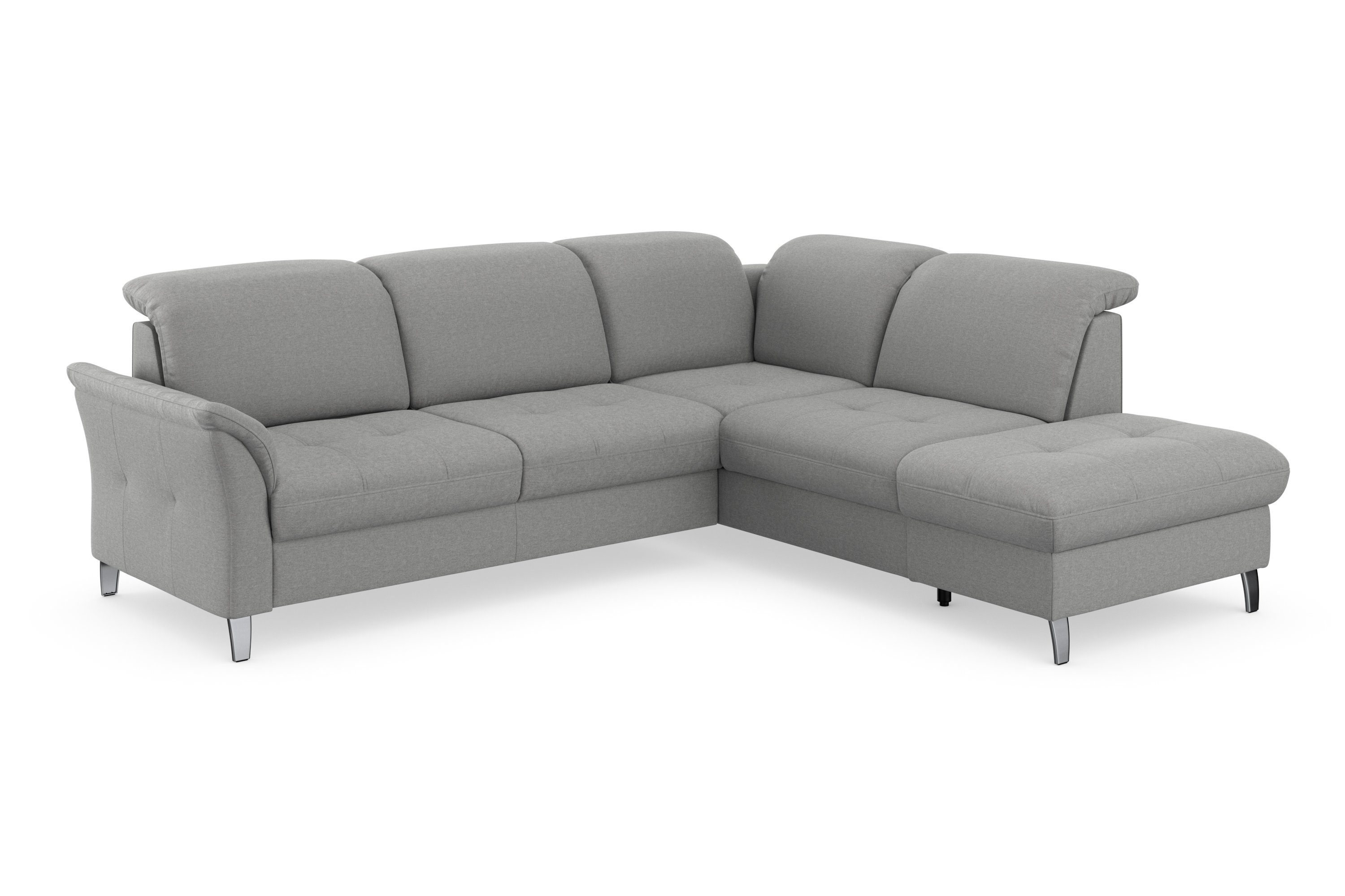 sit&more Ecksofa Maggiore, wahlweise Stauraum und mit Bettfunktion Kopfteilverstellung