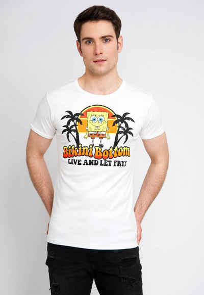 LOGOSHIRT T-Shirt Spongebob - Bikini Bottom mit witzigem Spongebob-Print