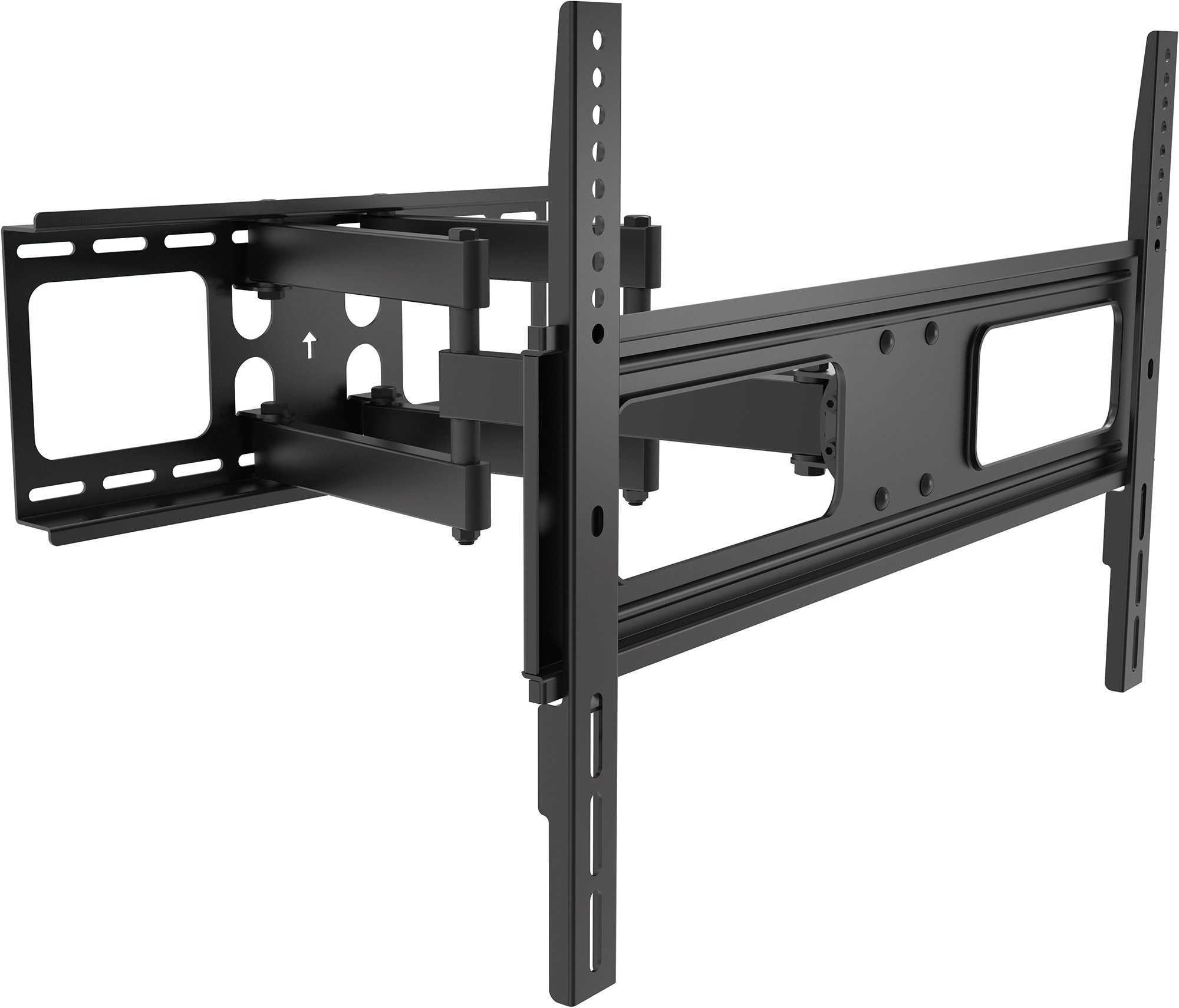 Schwaiger TV-Wandhalterung 719437, (bis 86 Zoll, neigbar, schwenkbar, drehbar, bis 50kg, bis 600x400mm, schwarz)