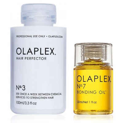 Olaplex Haarpflege-Set Olaplex Set - Hair Perfector No. 3 + Bonding Oil No.7