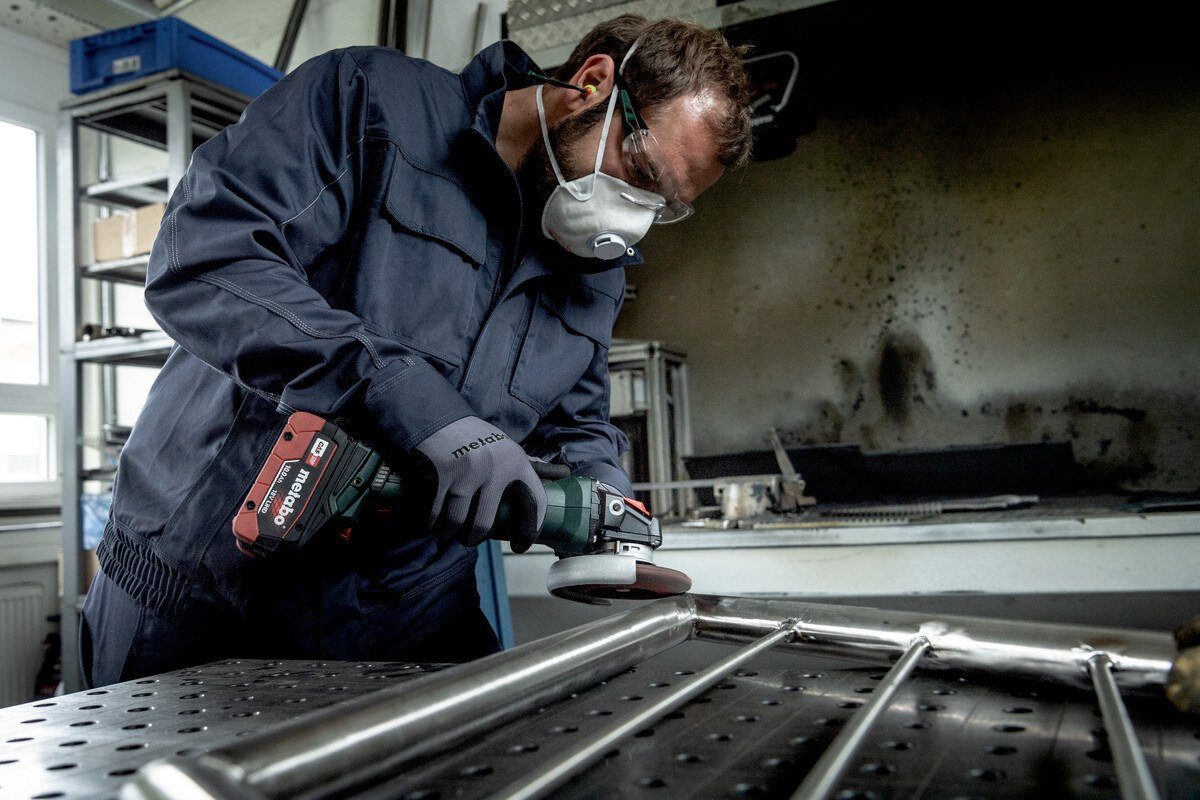 metabo Akku-Winkelschleifer WVB 18 LT BL 11-125 Quick, max. 7600 U/min, Ino günstig online kaufen