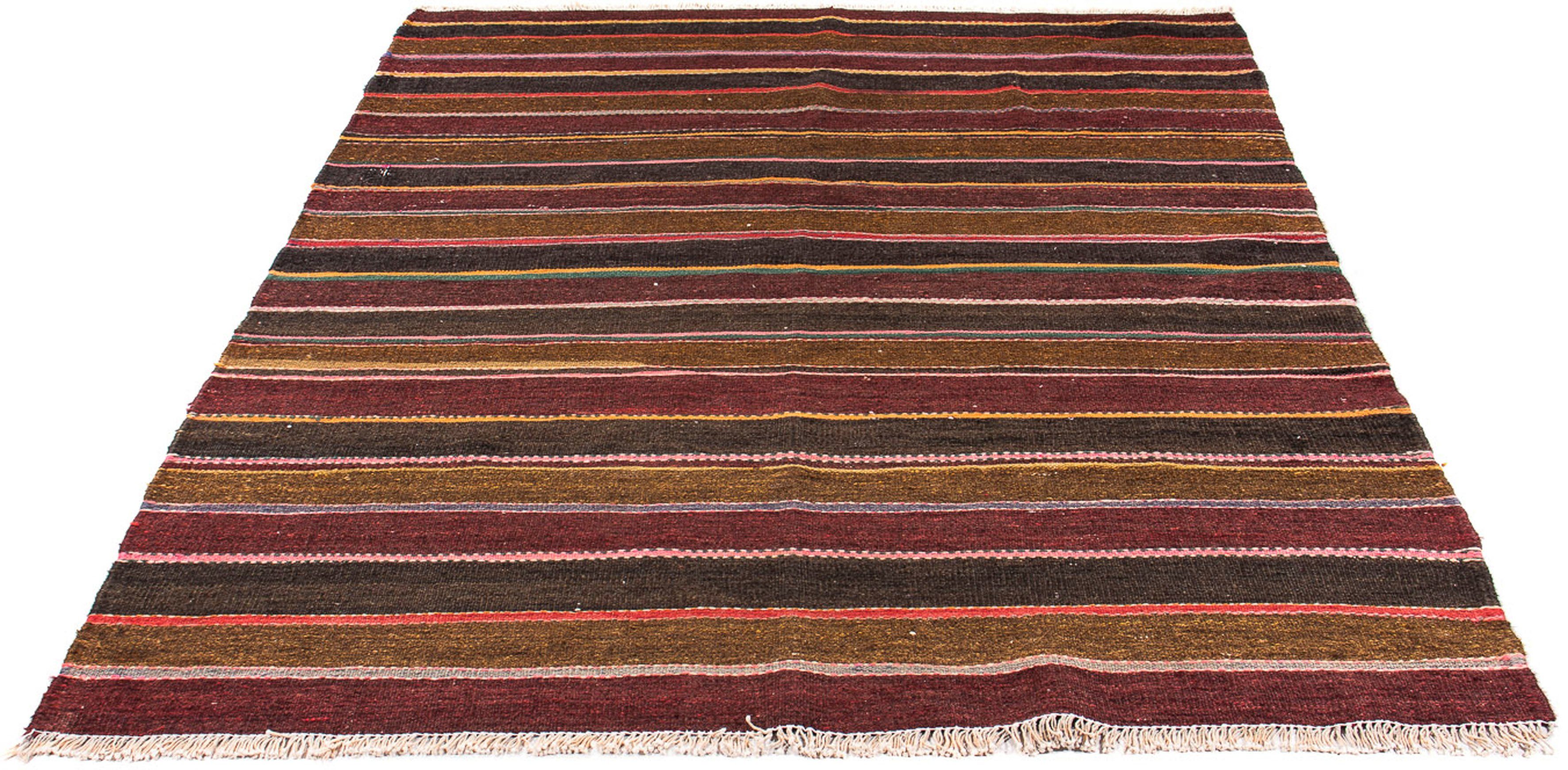 Wollteppich Kelim - Old - 205 x 170 cm - mehrfarbig, morgenland, rechteckig, Höhe: 5 mm, Wohnzimmer, Einzelstück
