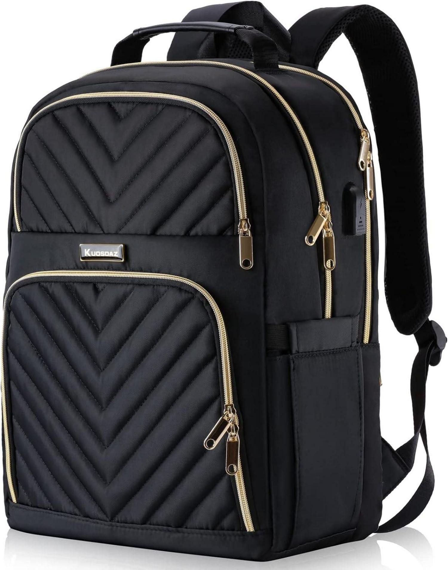 LuxusKollektion Schulrucksack Rucksack Damen 15.6 Zoll günstig online kaufen