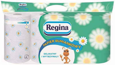 REGINA Druckerpapier Regina Toilettenpapier Kamillenpapier 3-lagig 6 Rollen