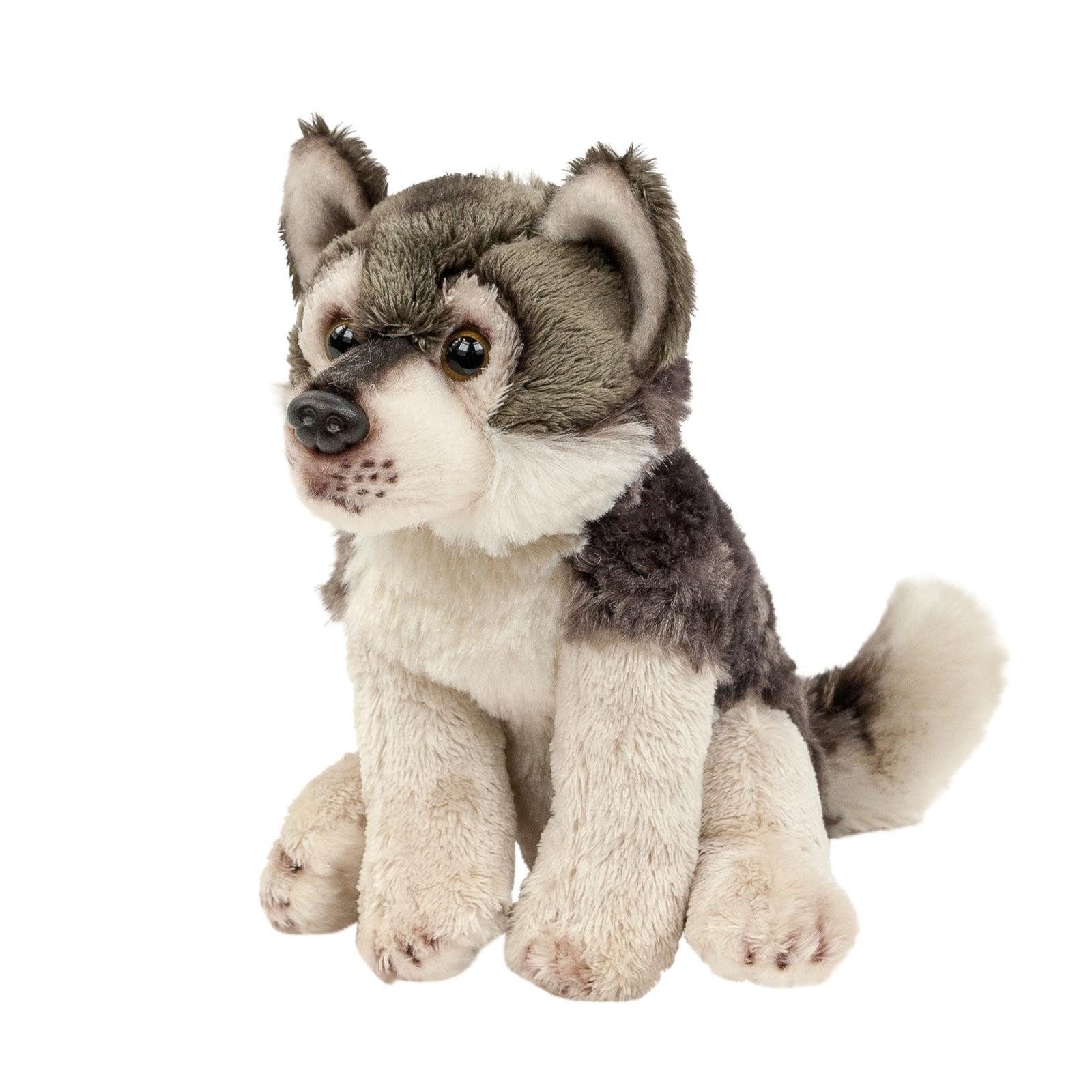 Teddys Rothenburg Kuscheltier Wolf 15 cm sitzend Plüschtier Plüschwolf günstig online kaufen