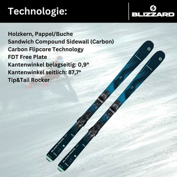 BLIZZARD Ski, Damen Ski Blizzard Pearl 82 2024 + Bindung Marker TPC 10 Z3-10