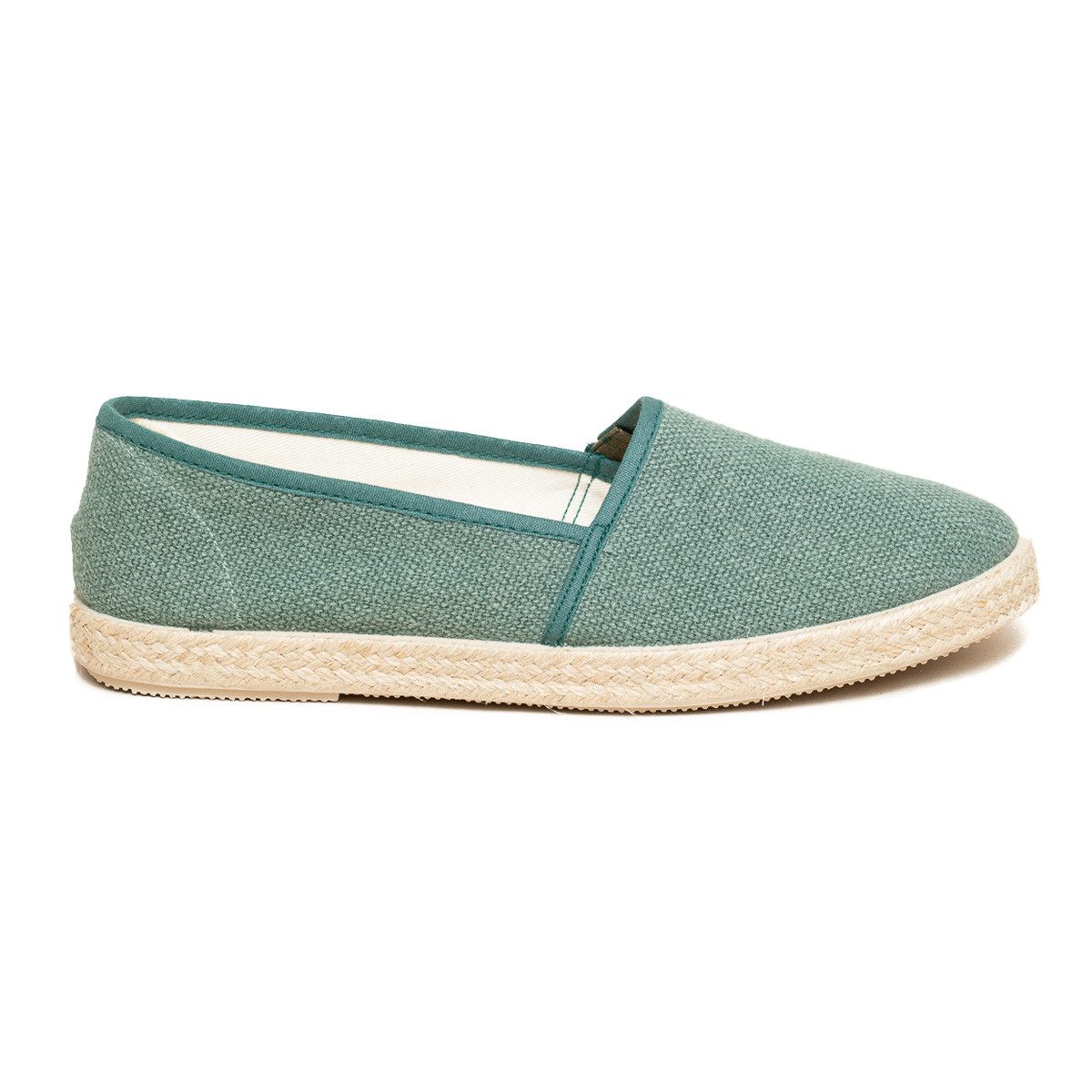 Gottstein Camping Linen Espadrille (1-tlg) Еспадрільї - Mit Kautschuksohle, Aus recyceltem Leinenstoff