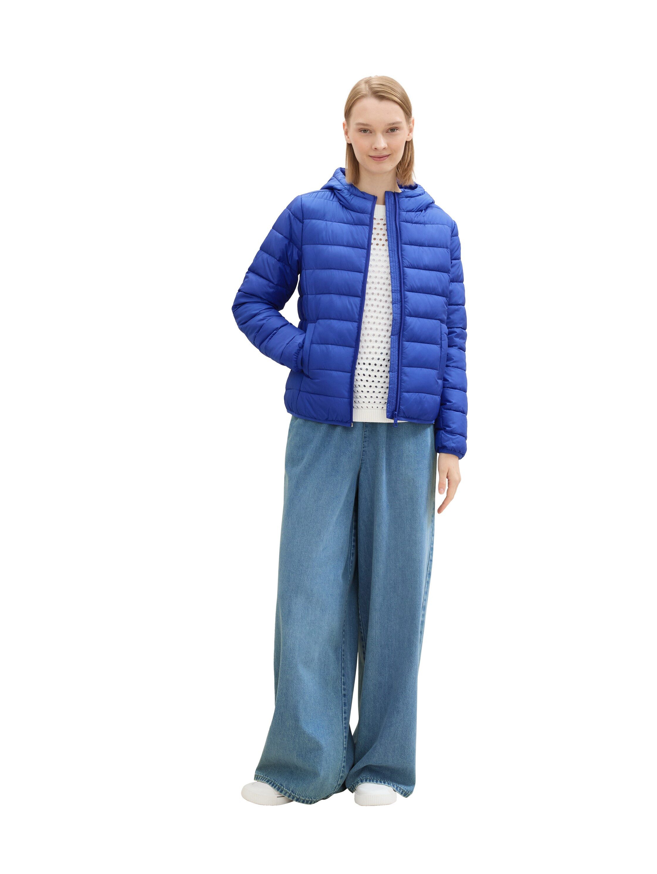 TOM TAILOR Denim Steppjacke mit Kapuze