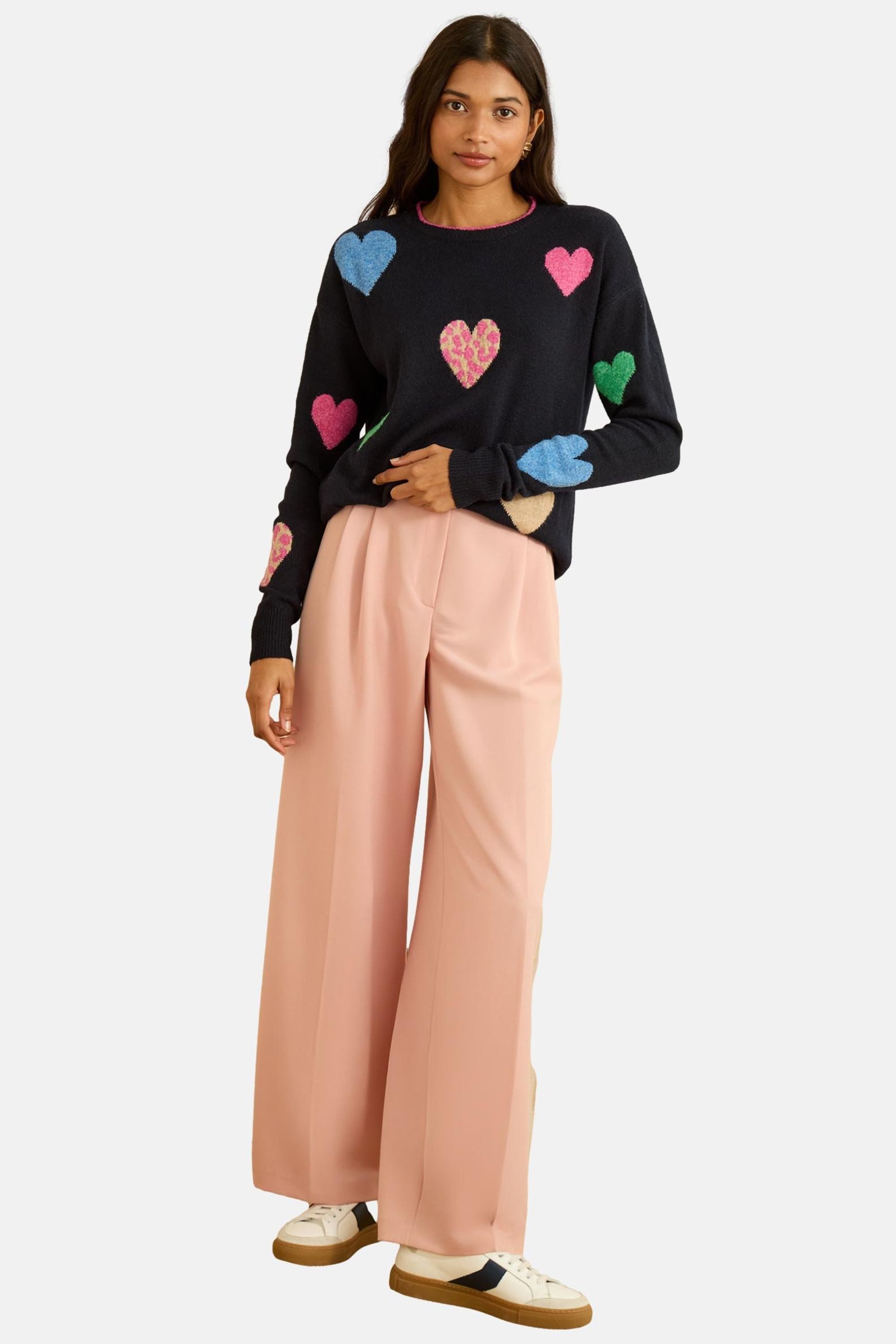 Love & Roses Strickpullover Love & Roses Strickpullover, Animal-Print, Regular (1-tlg)