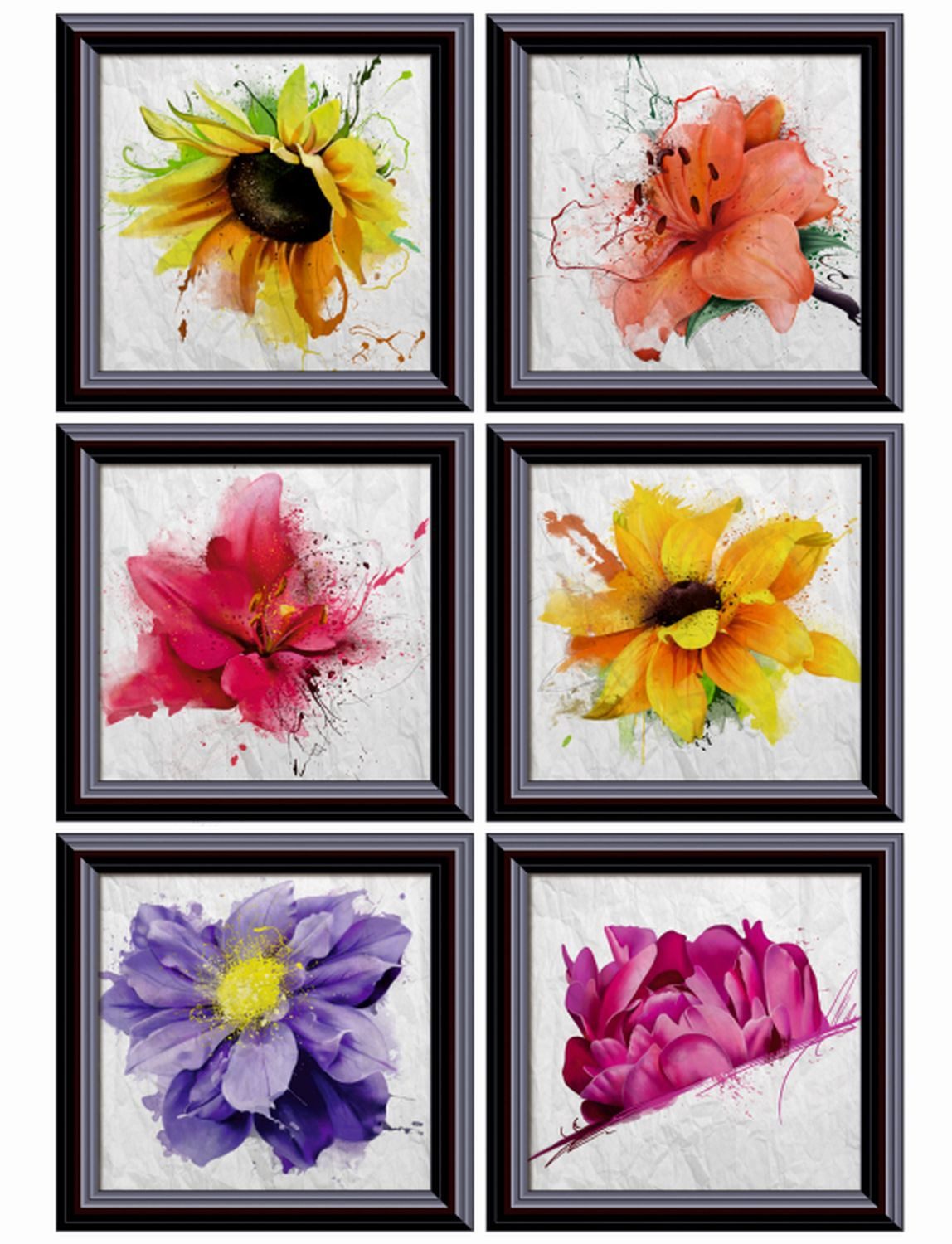 Sanders & Sanders Wandtattoo Blumen