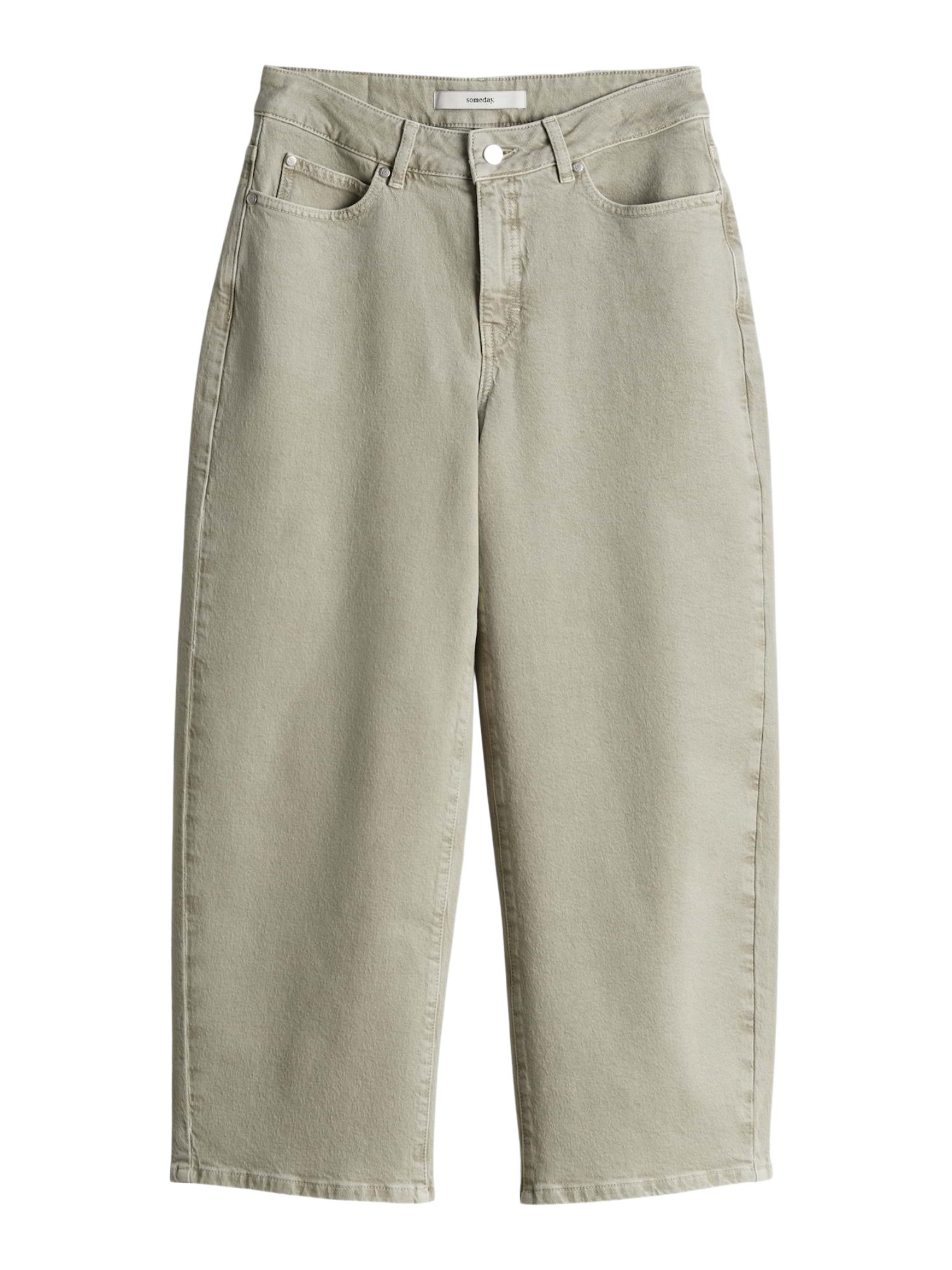 someday 5-Pocket-Jeans natur,Casual,Baumwolle,Unifarben,Barrel Fit,Mittel