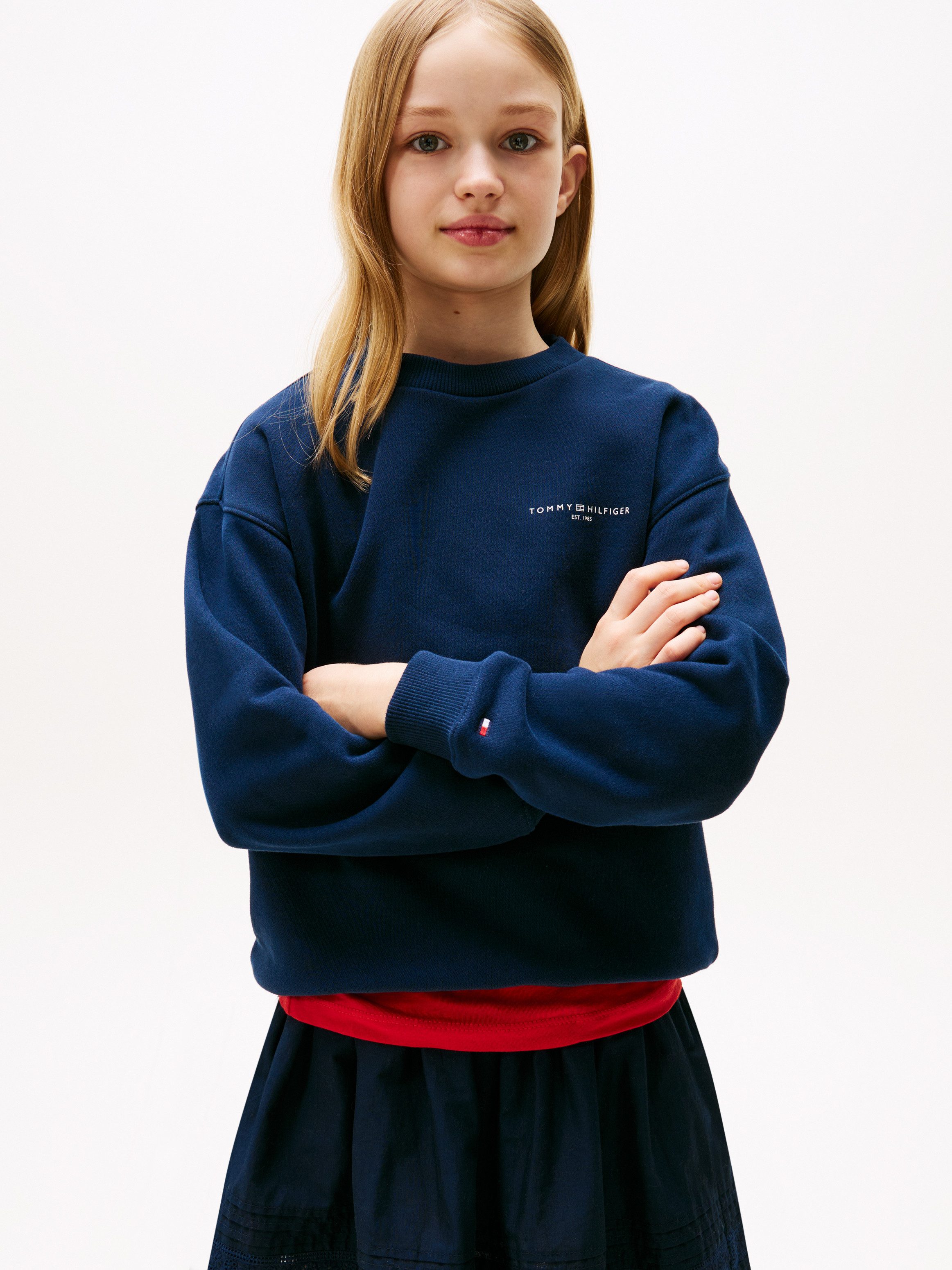 Tommy Hilfiger Sweatshirt MINI CORP C-NECK günstig online kaufen