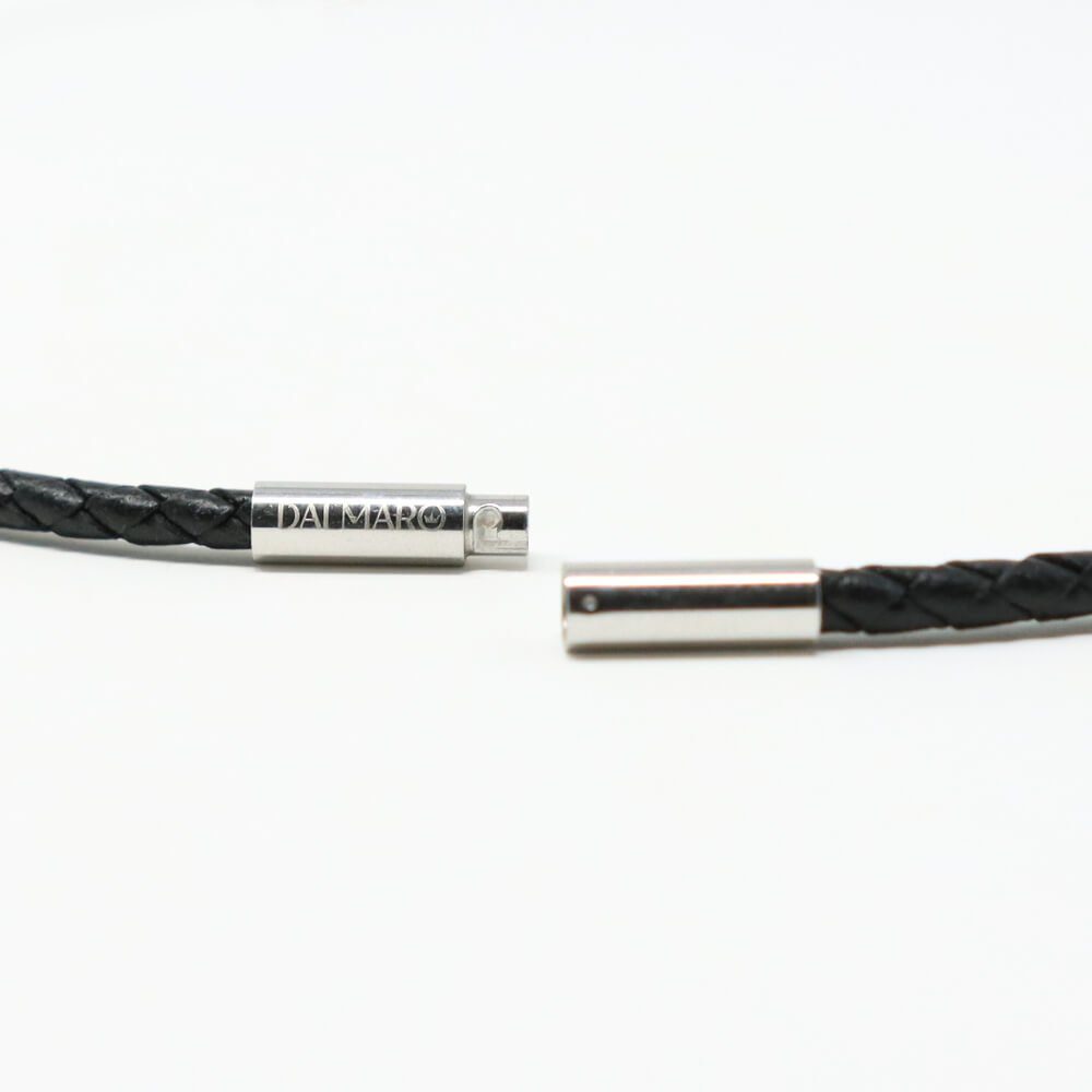 DALMARO Edelstahlkette Lederkette Edelstahl 316 SNAKE günstig online kaufen