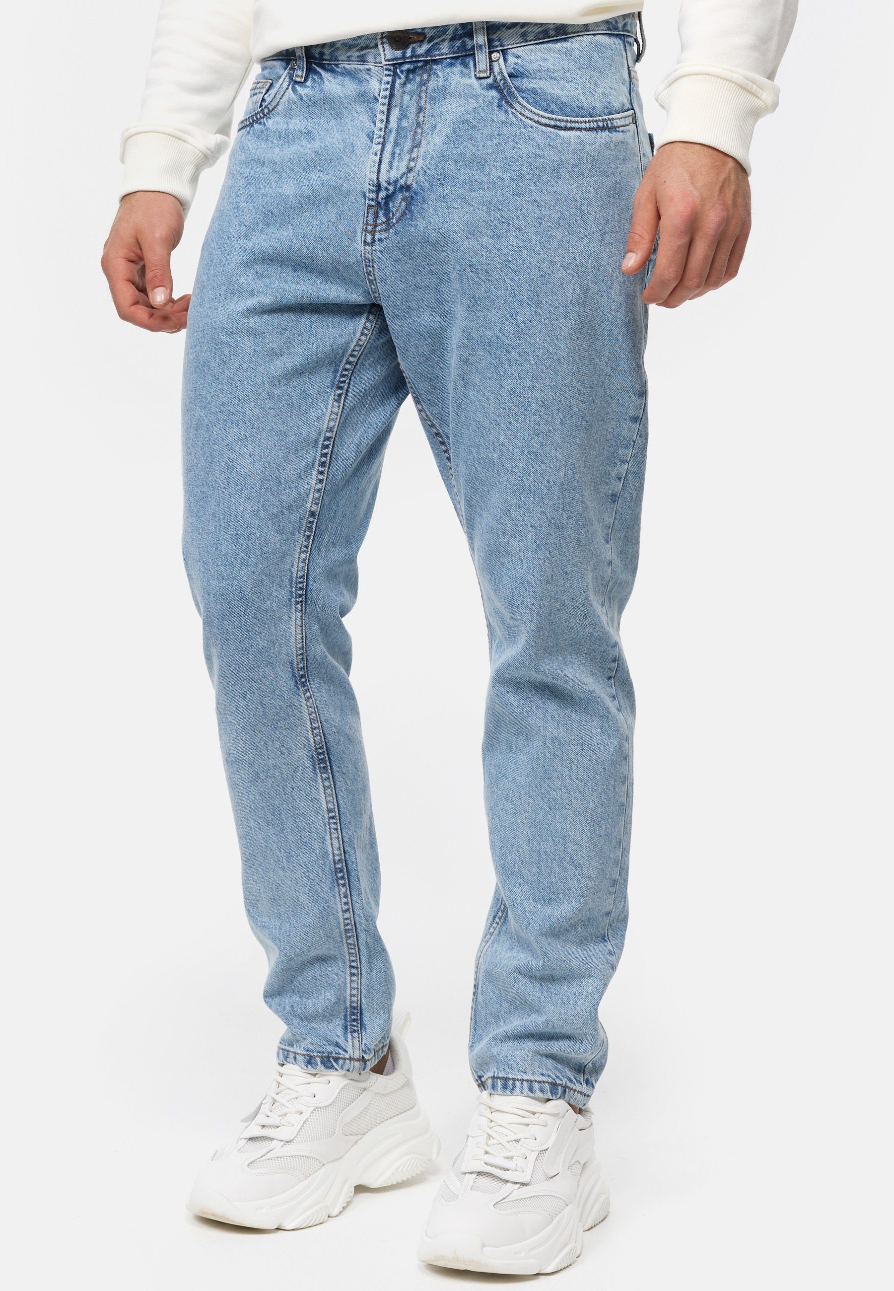 Indicode Regular-fit-Jeans Herren INCobra Jeanshose Hose Herrenhose