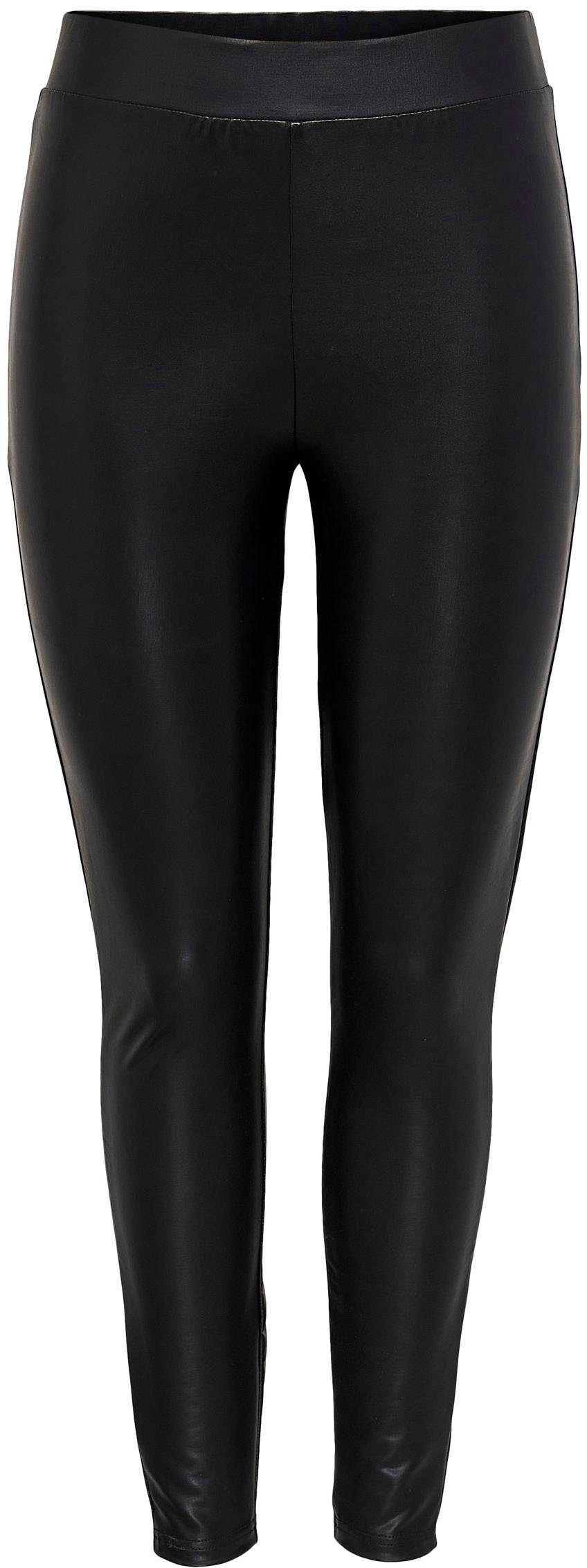 ONLY Lederimitathose ONLCOOL COATED LEGGING Black NOOS JRS