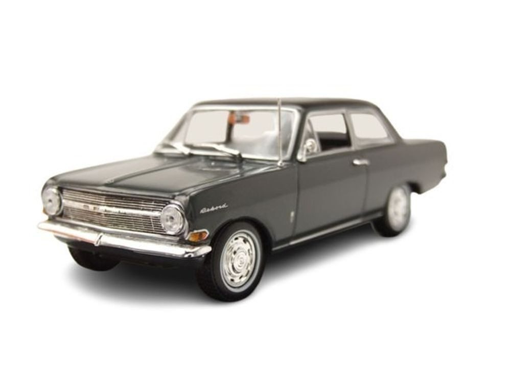 Maxichamps Modellauto Opel Rekord A 1962 grau, Maßstab 1:43