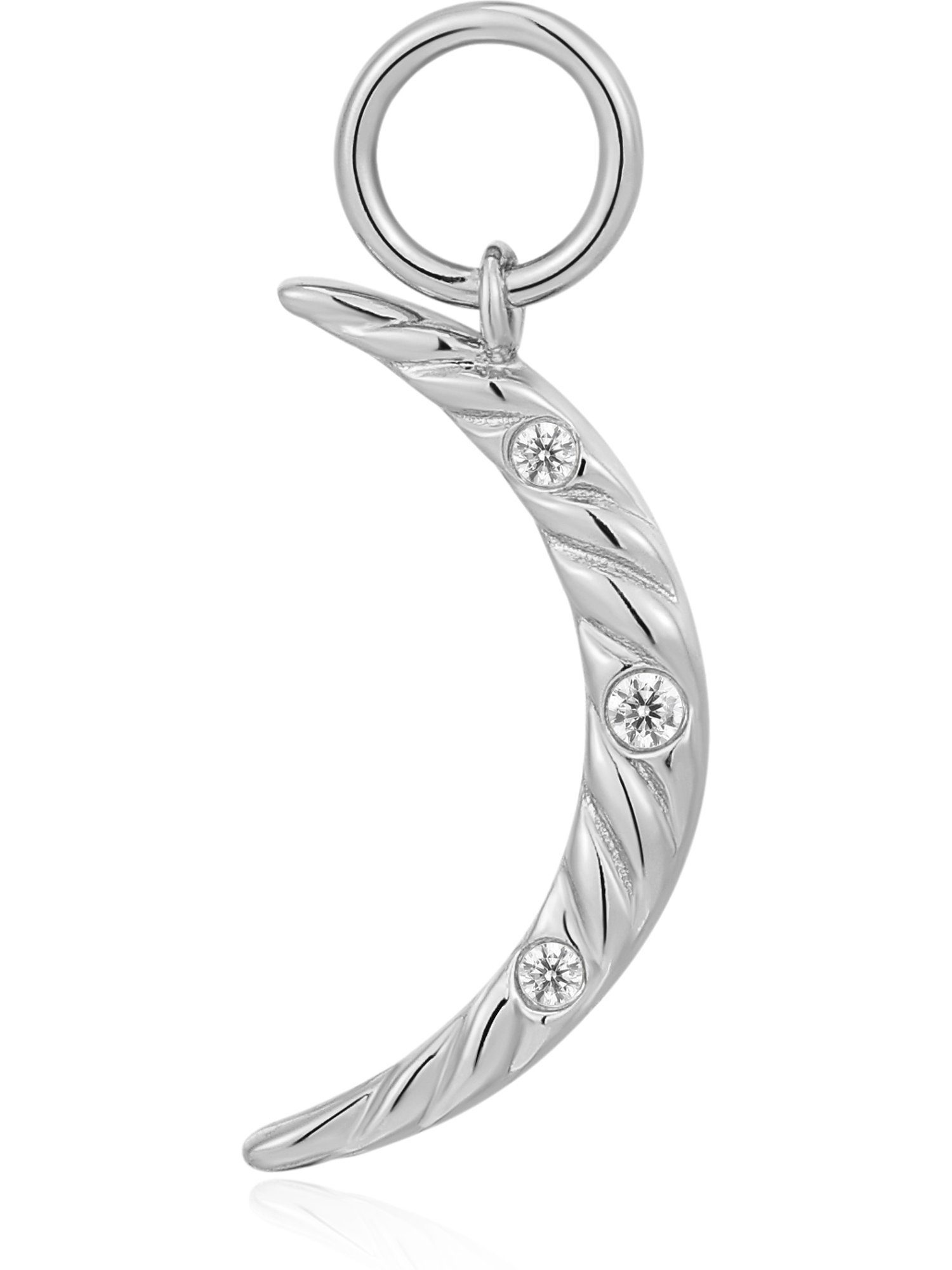 Ania Haie Einhänger für Ohrschmuck Ania Haie Damen-Charm 925er Silber Farbstein