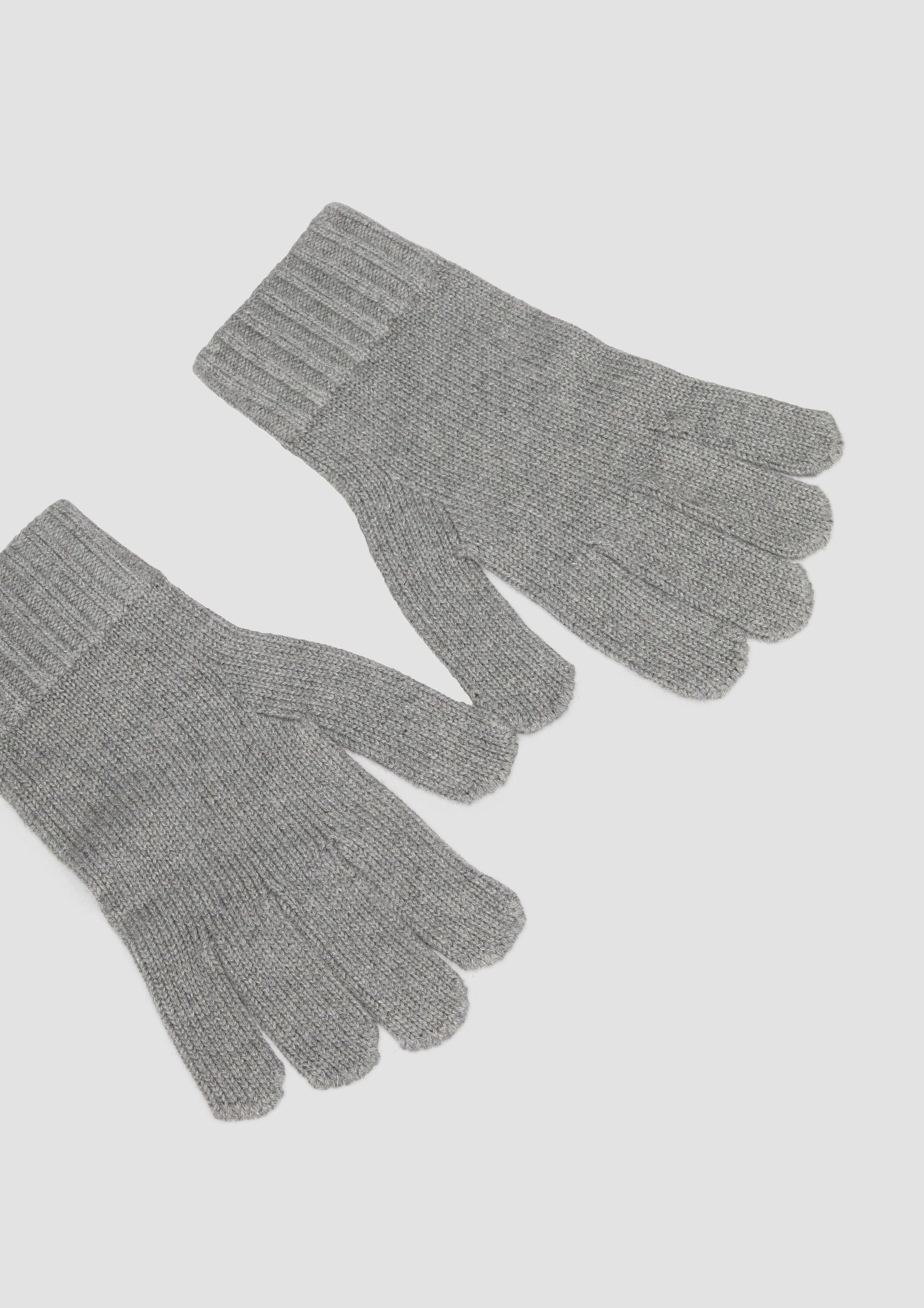 s.Oliver Strickhandschuhe Handschuhe Handschuhe aus Baumwollstrick mit Touc günstig online kaufen