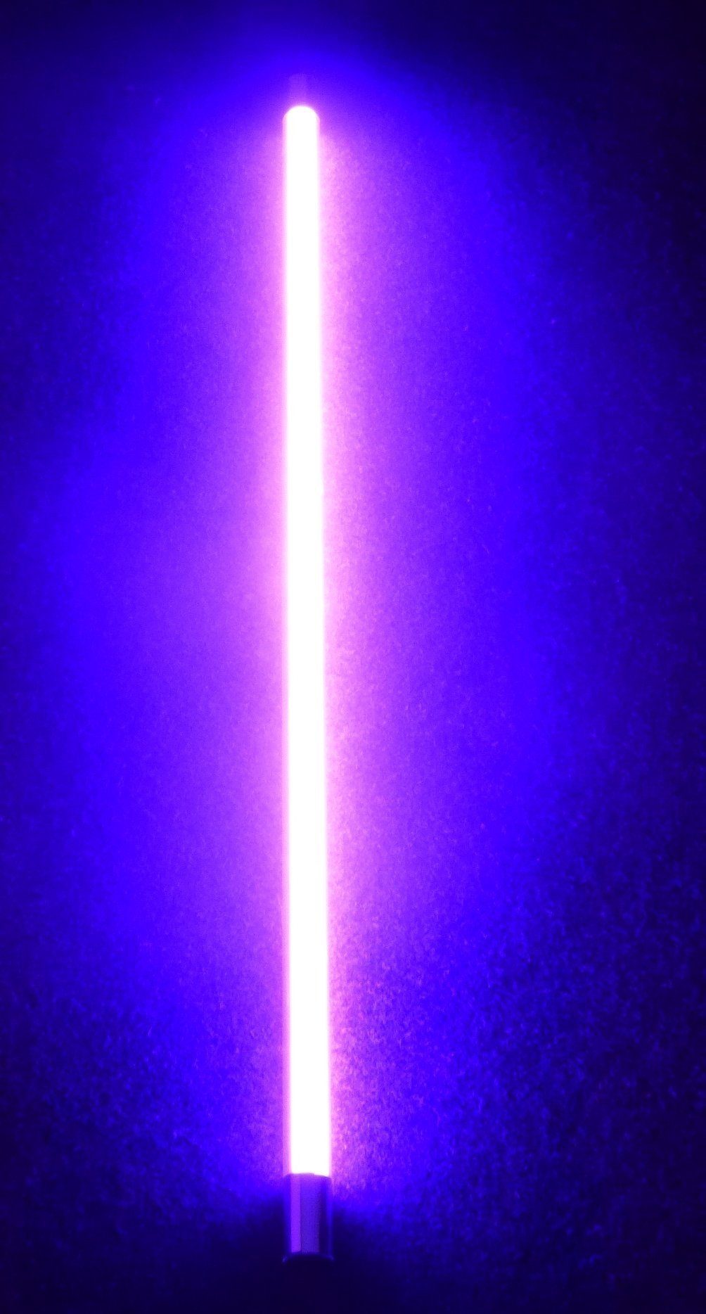 XENON LED Außen-Wandleuchte LED Gabionen Röhr mit Kunststoff-Röhre 153cm Violett, LED Röhre T8, Xenon