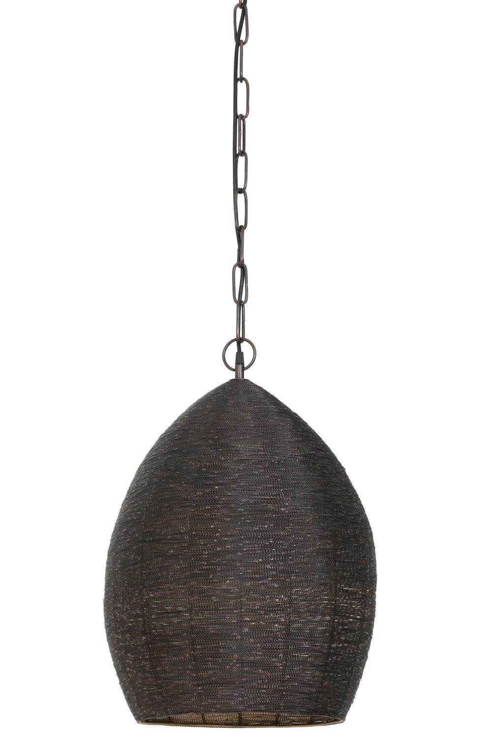 Dirk Davids Leuchten GmbH Hängeleuchten Hängeleuchte Ø40x59 cm NAYLA bronze-Gold 3087418, ohne Leuchtmittel
