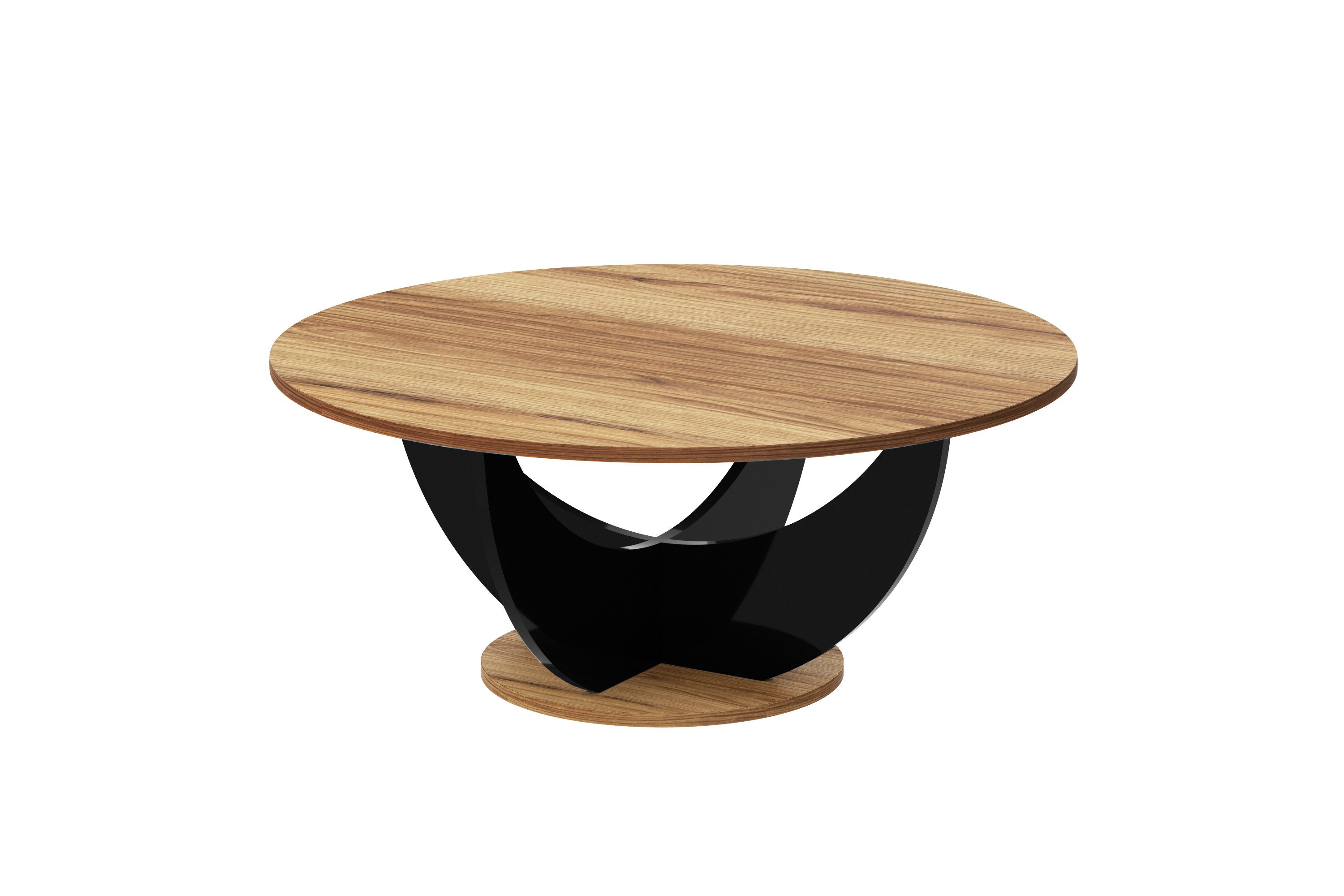 Couchtisch Design HRC-111 Wohnzimmertisch Rund Tisch 100 cm x 45 cm