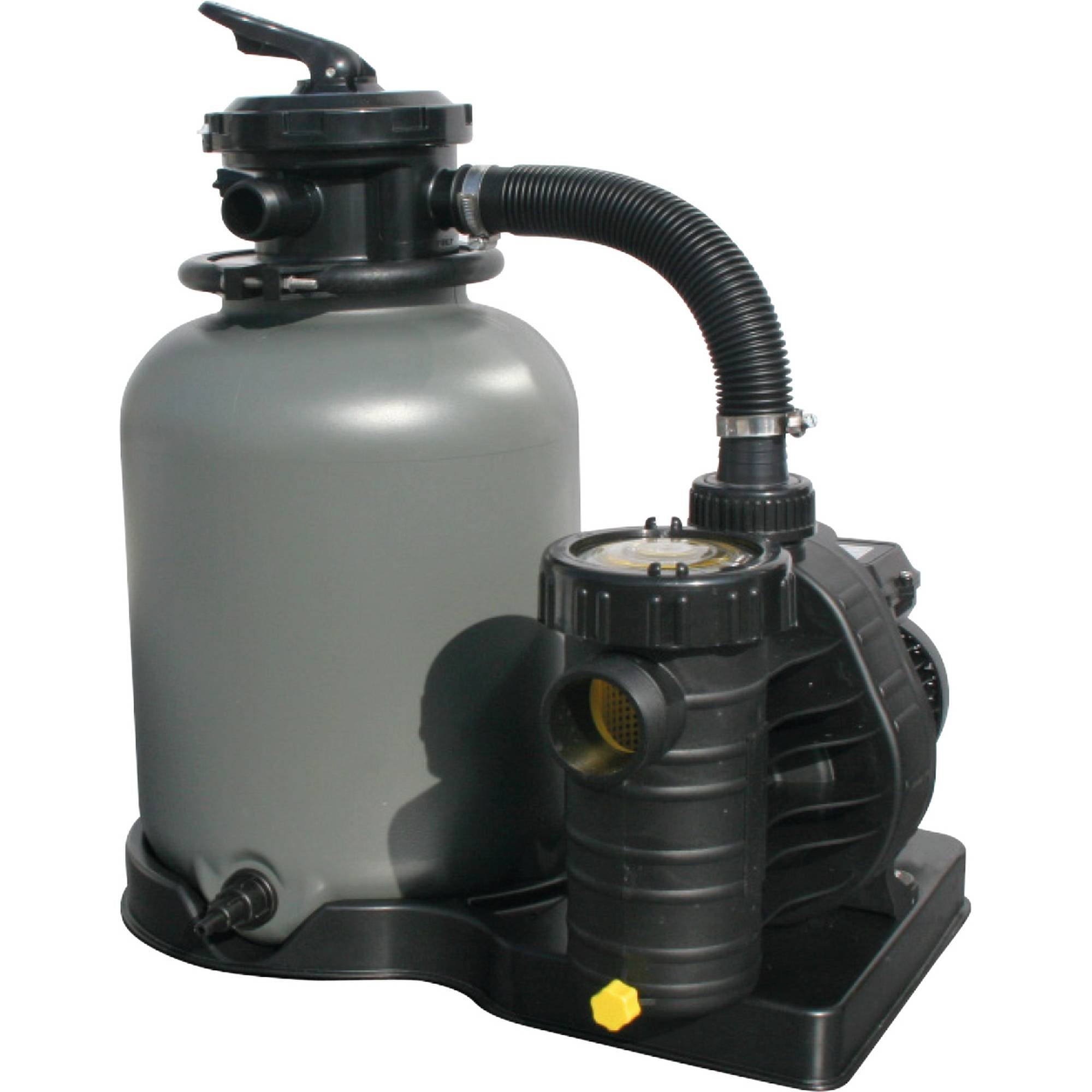 Waterman Achtformpool Stahlwandpool Set (10-teilig) tief achtform Cannes (Komplett-Set), verzinkte Stahlwand